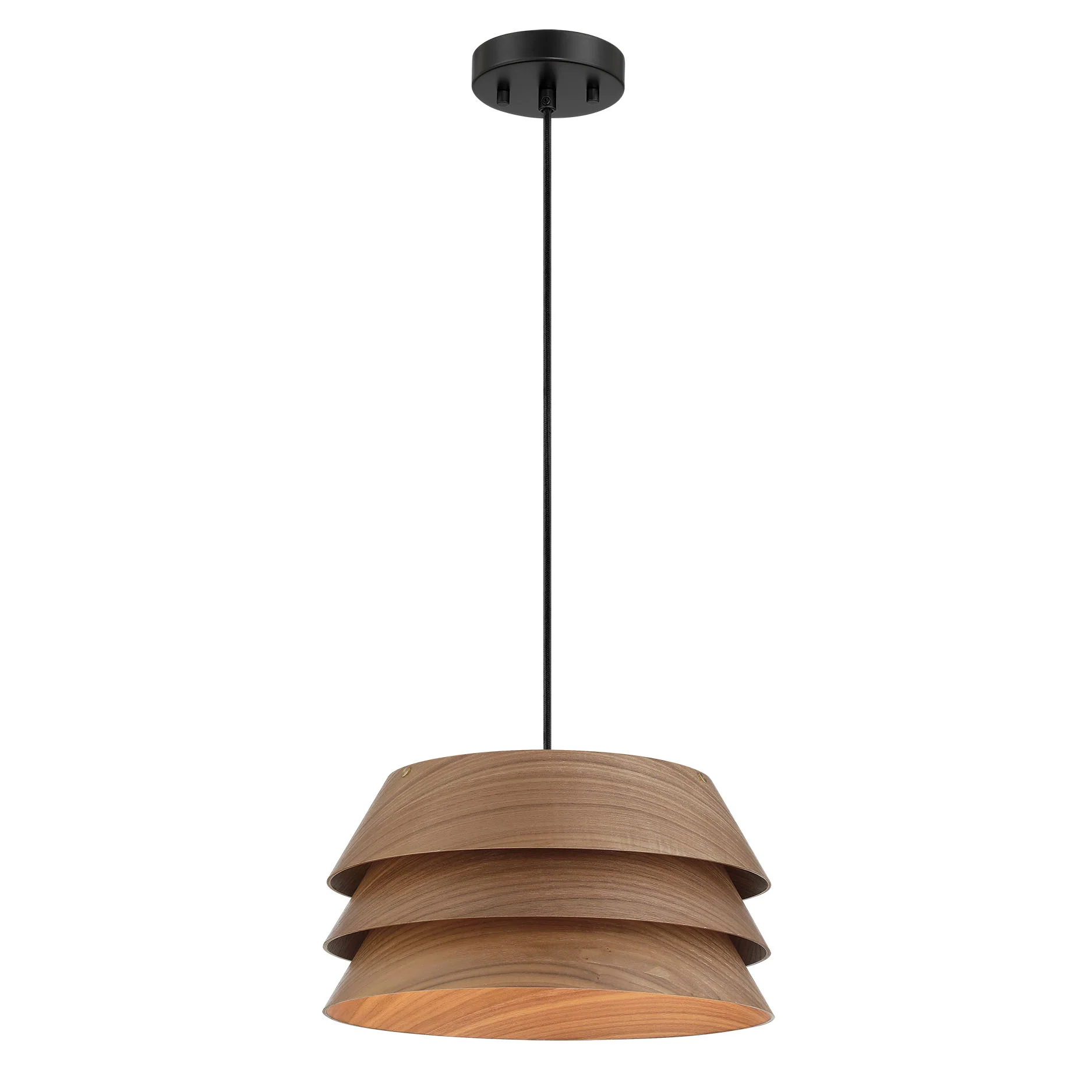 Aalto 1-light 6" Pendant in Dark Walnut - Image 3