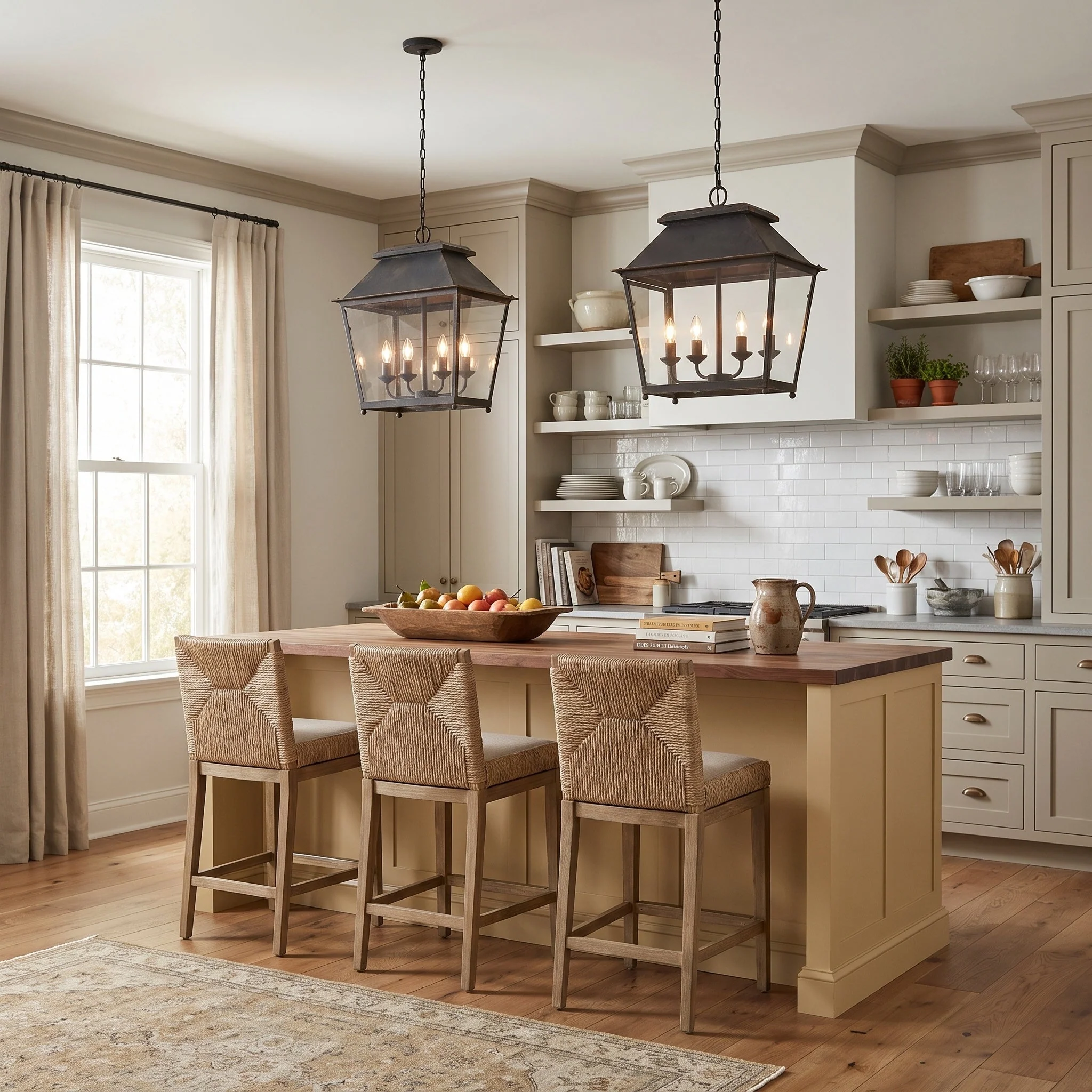 Abingdon 4-light Pendant in Antique Black Iron - Image 8