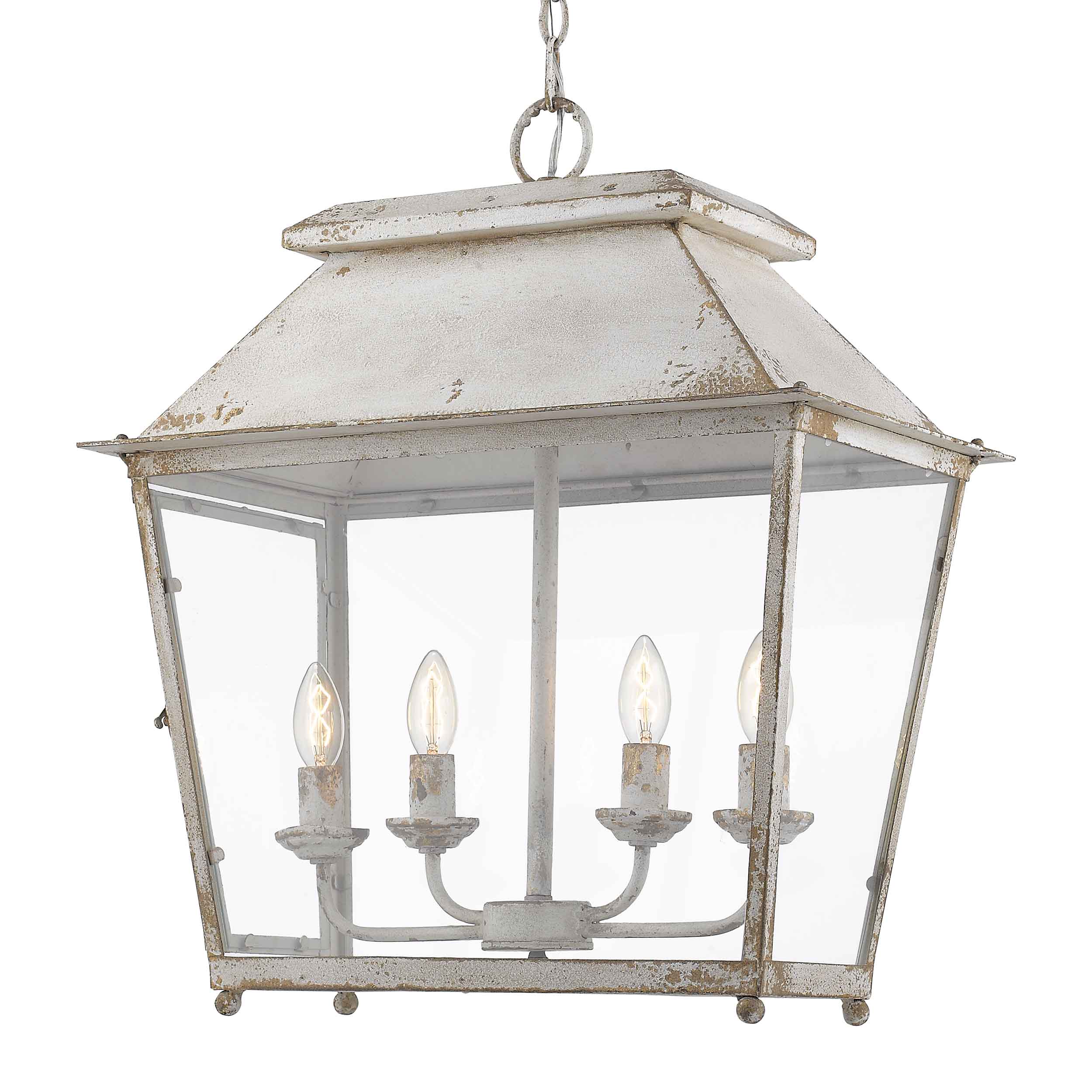 Abingdon 4-light Pendant in Antique Ivory