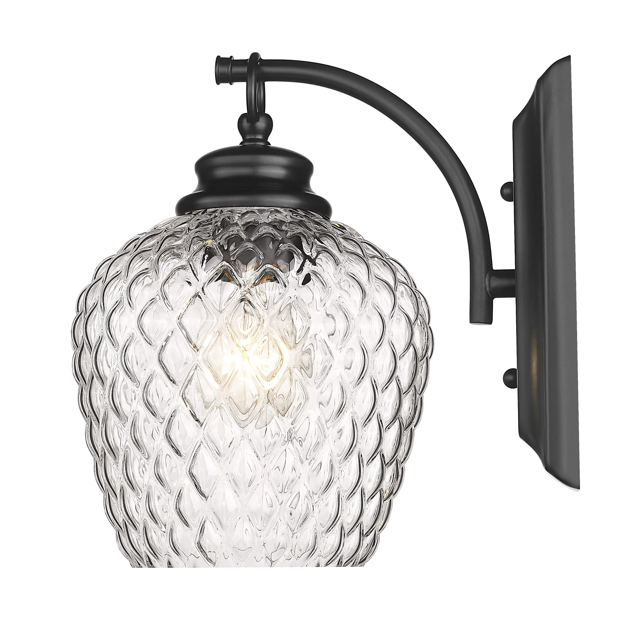 Adeline 1-light Wall Sconce in Matte Black - Image 2