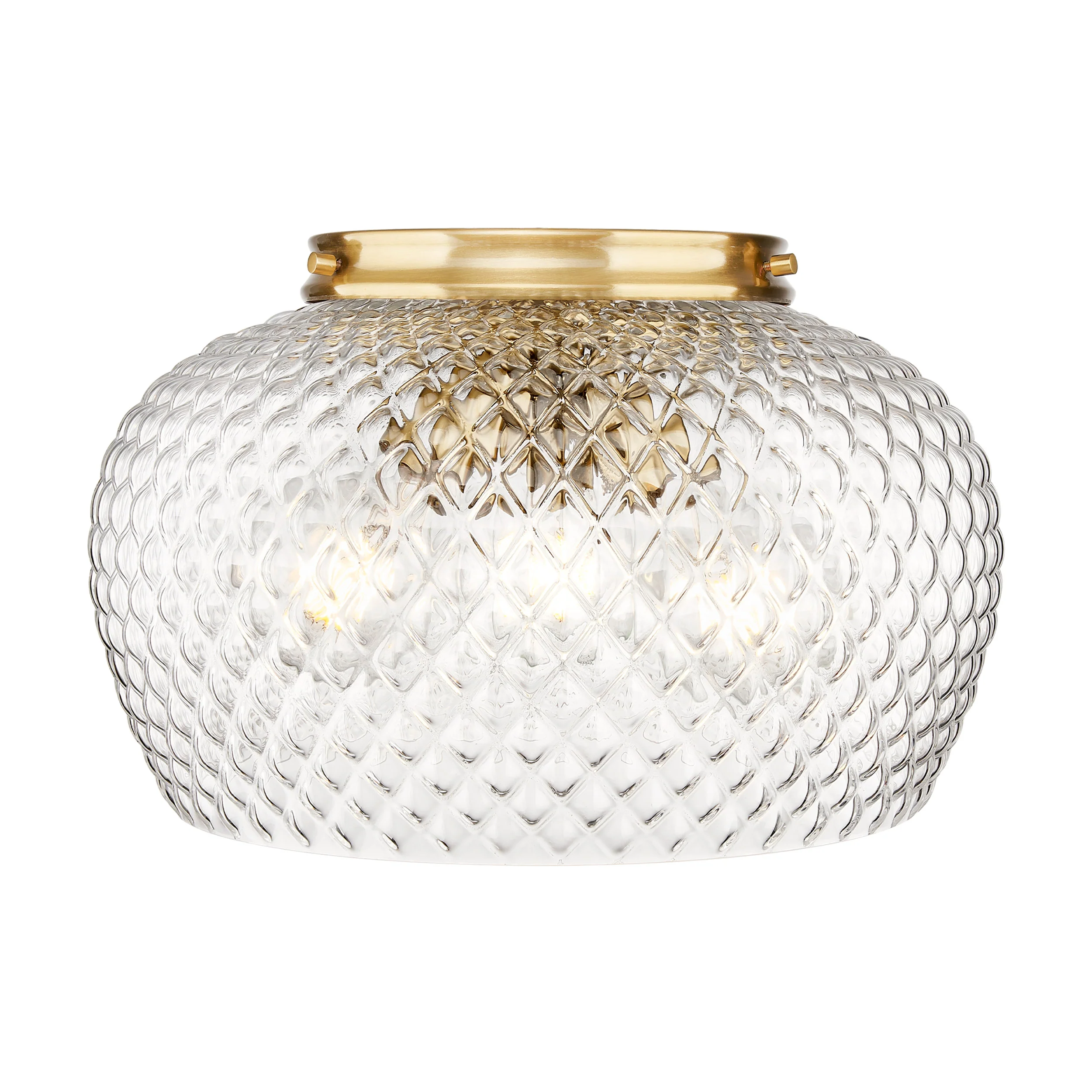 Adeline 3-light Flush Mount in Modern Brushed Gold - Image 3