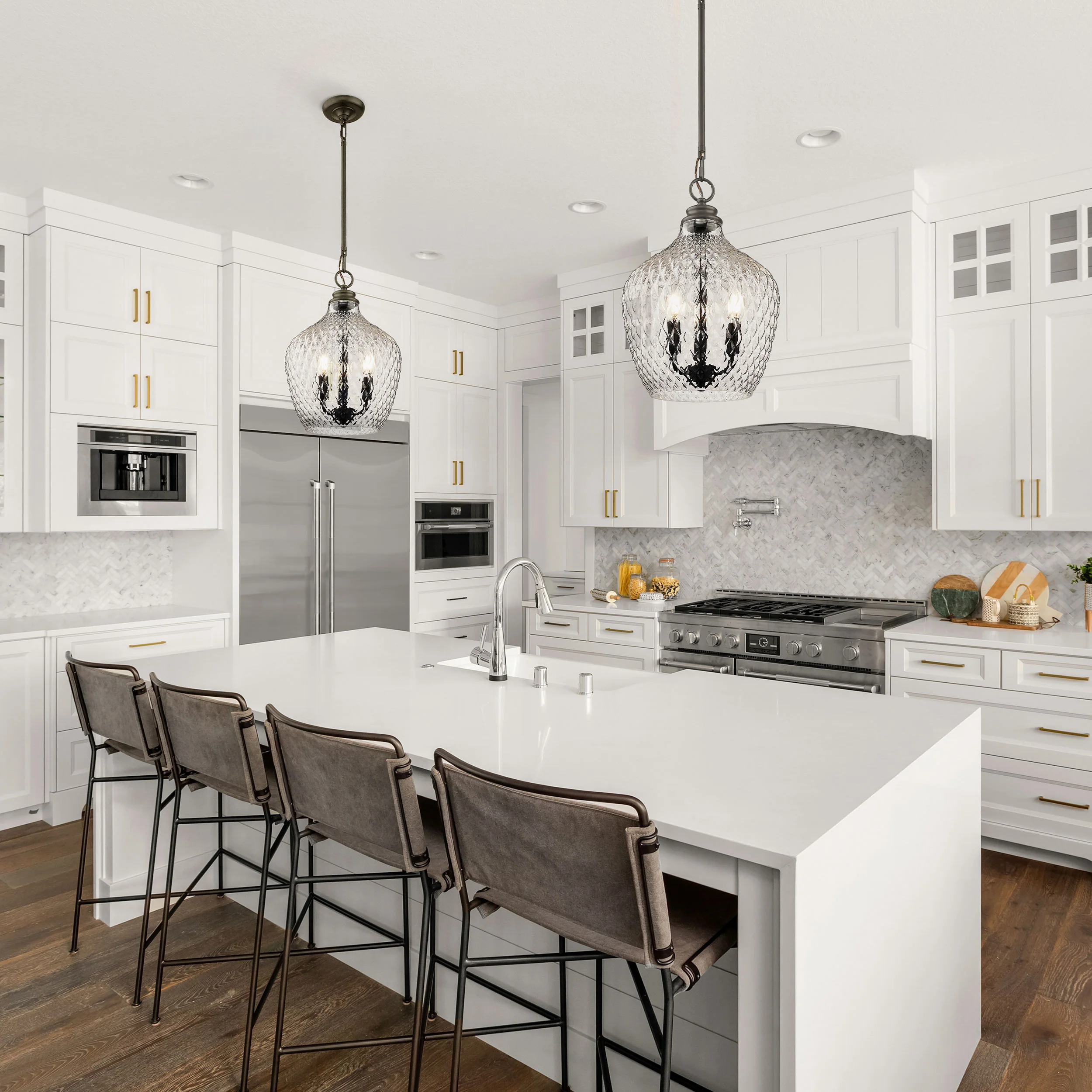 Adeline 3-light Pendant in Matte Black - Image 6