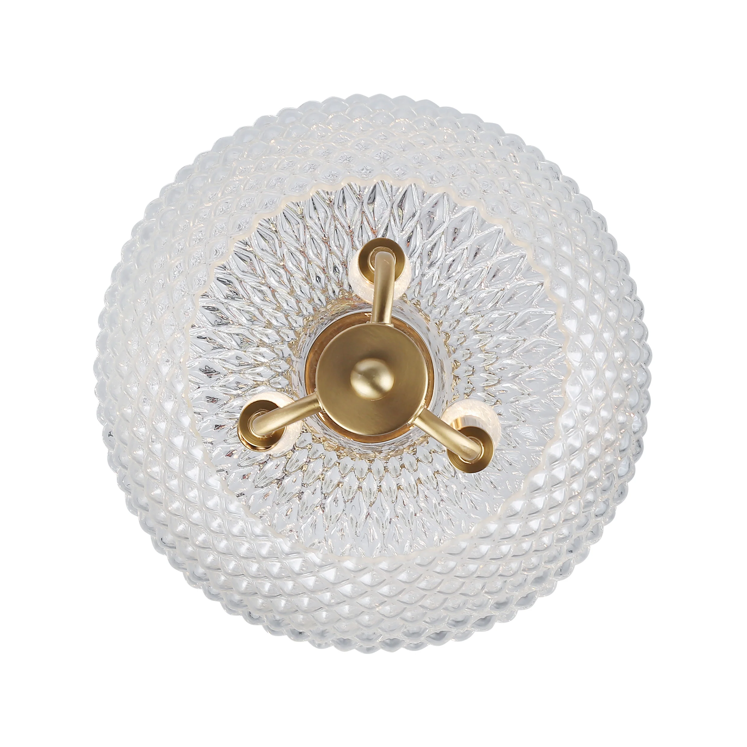 Adeline 3-light Pendant in Modern Brushed Gold - Image 3