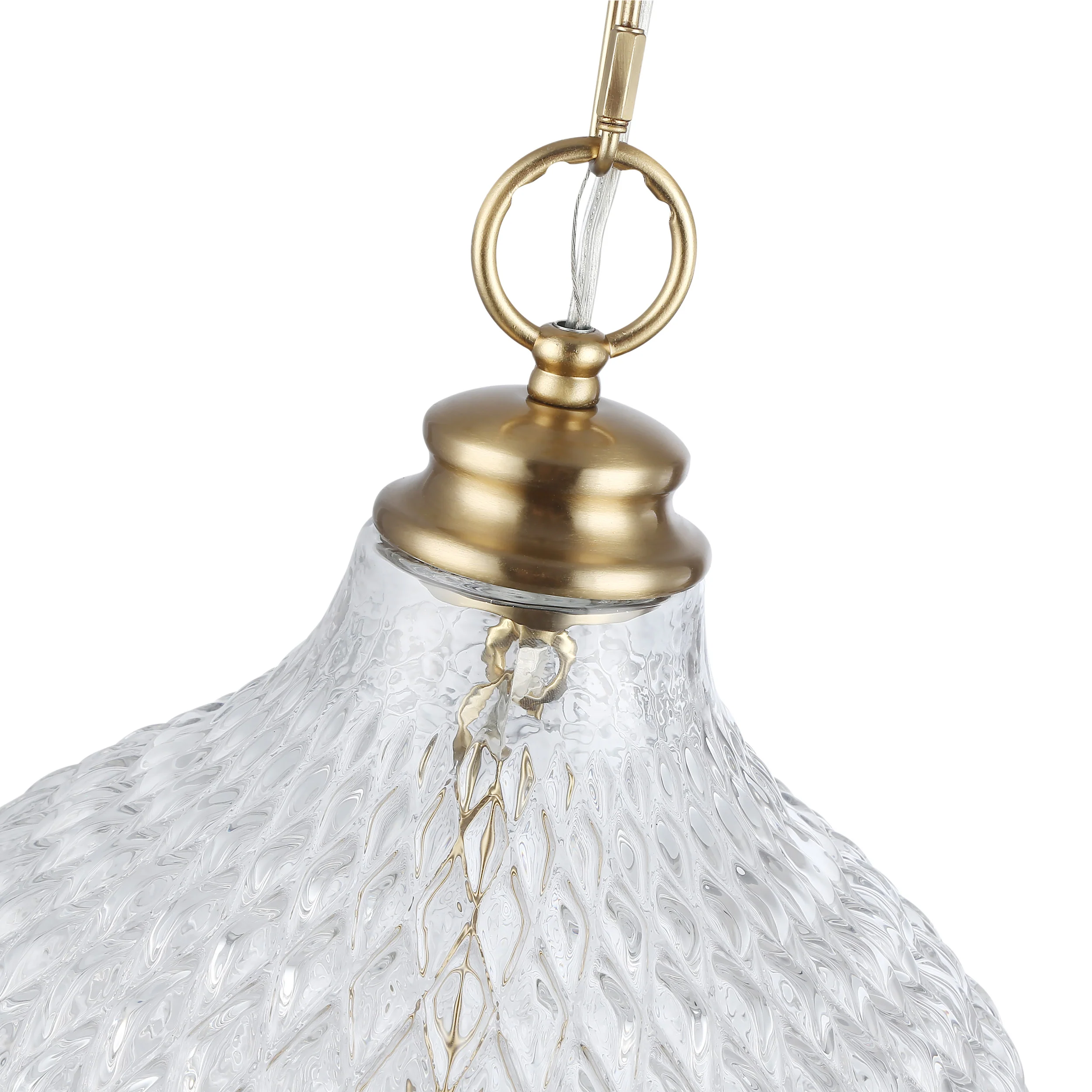 Adeline 3-light Pendant in Modern Brushed Gold - Image 5