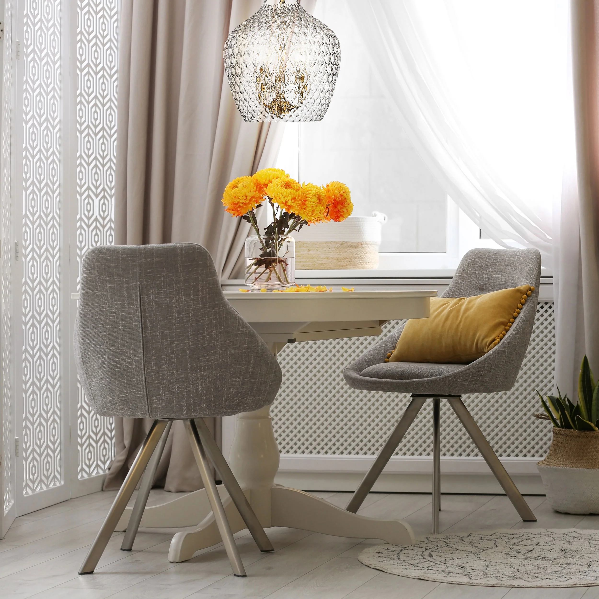 Adeline 3-light Pendant in Modern Brushed Gold - Image 6