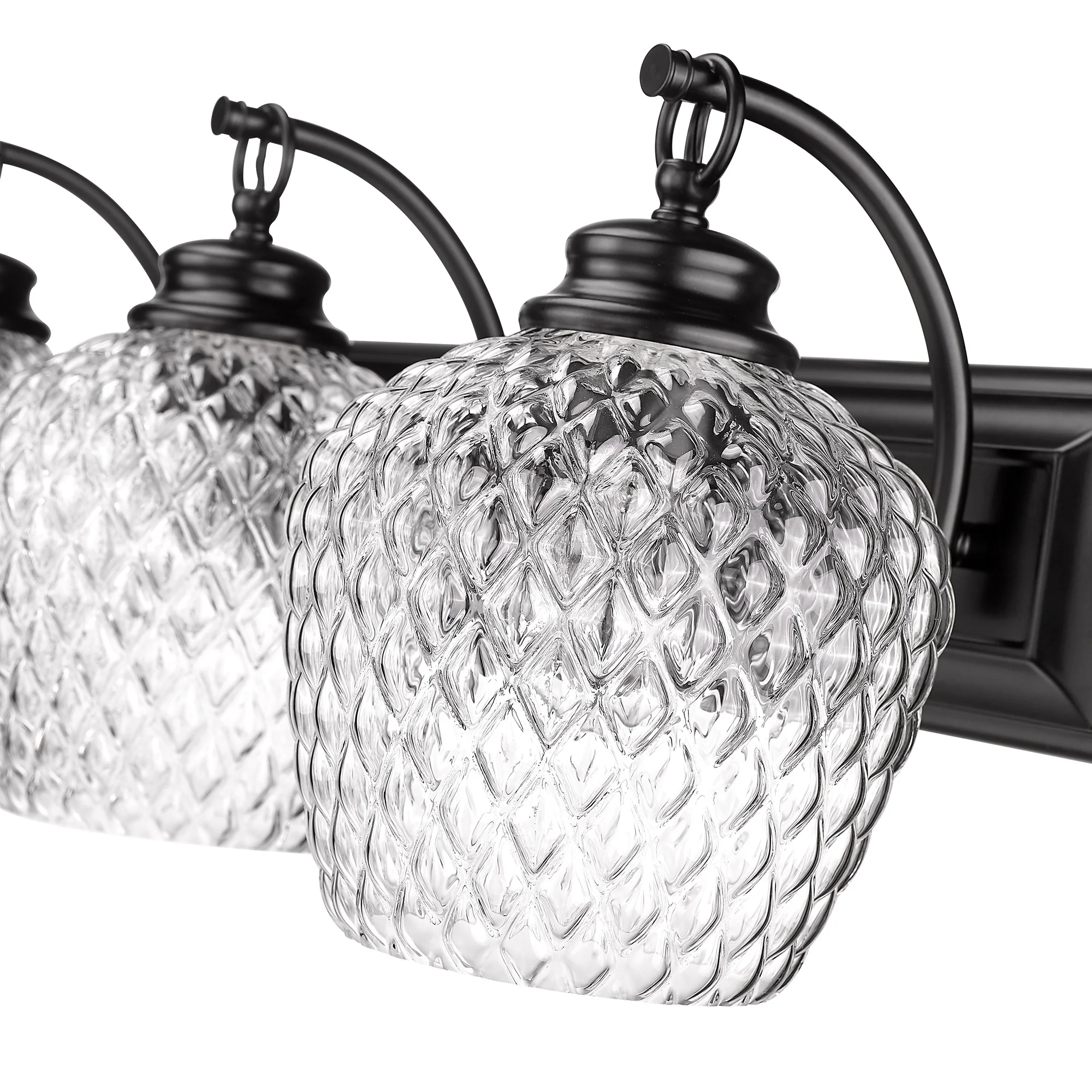 Adeline 3-light Vanity in Matte Black - Image 3