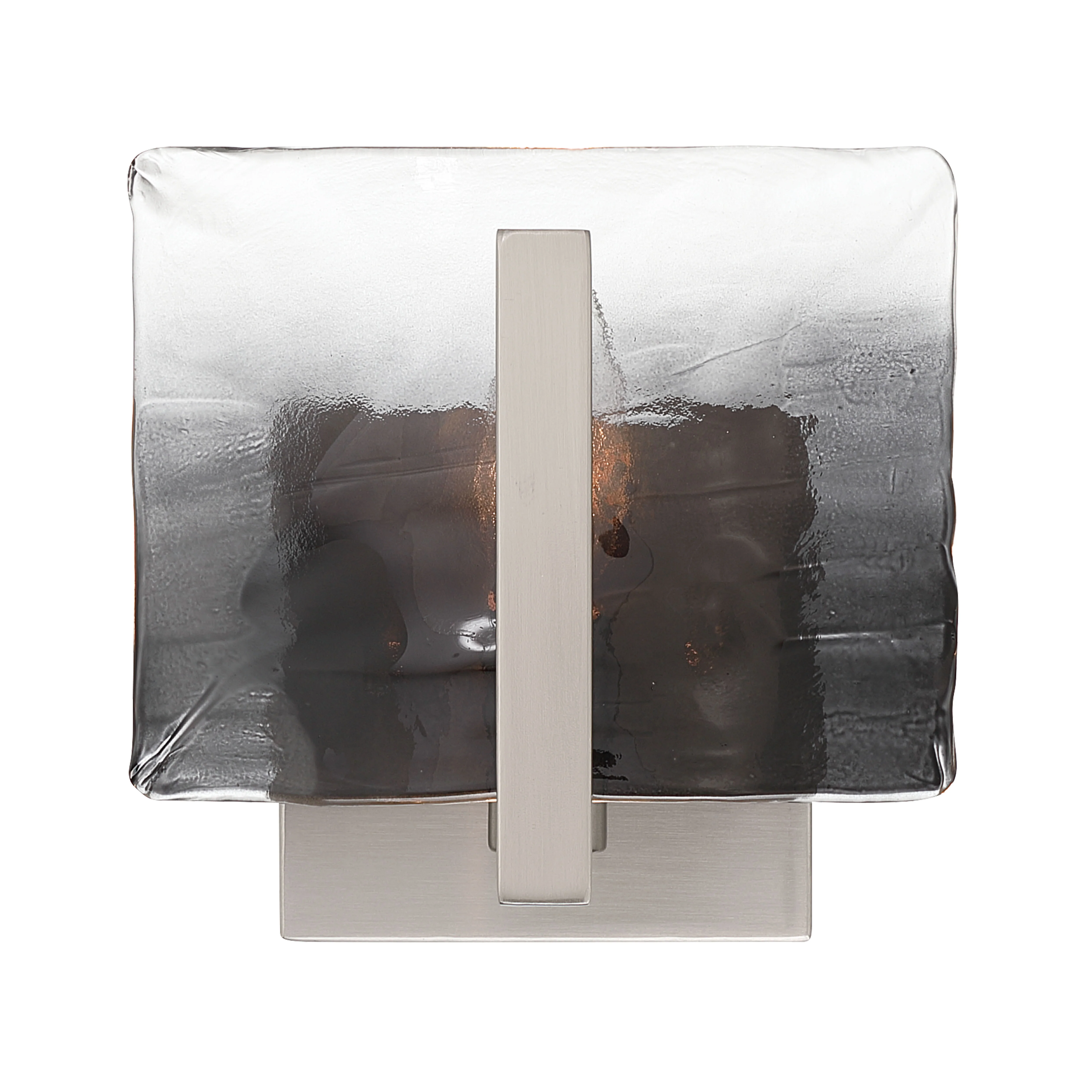 Aenon 1-light Wall Sconce in Pewter with Smokey Water Glass - Image 3