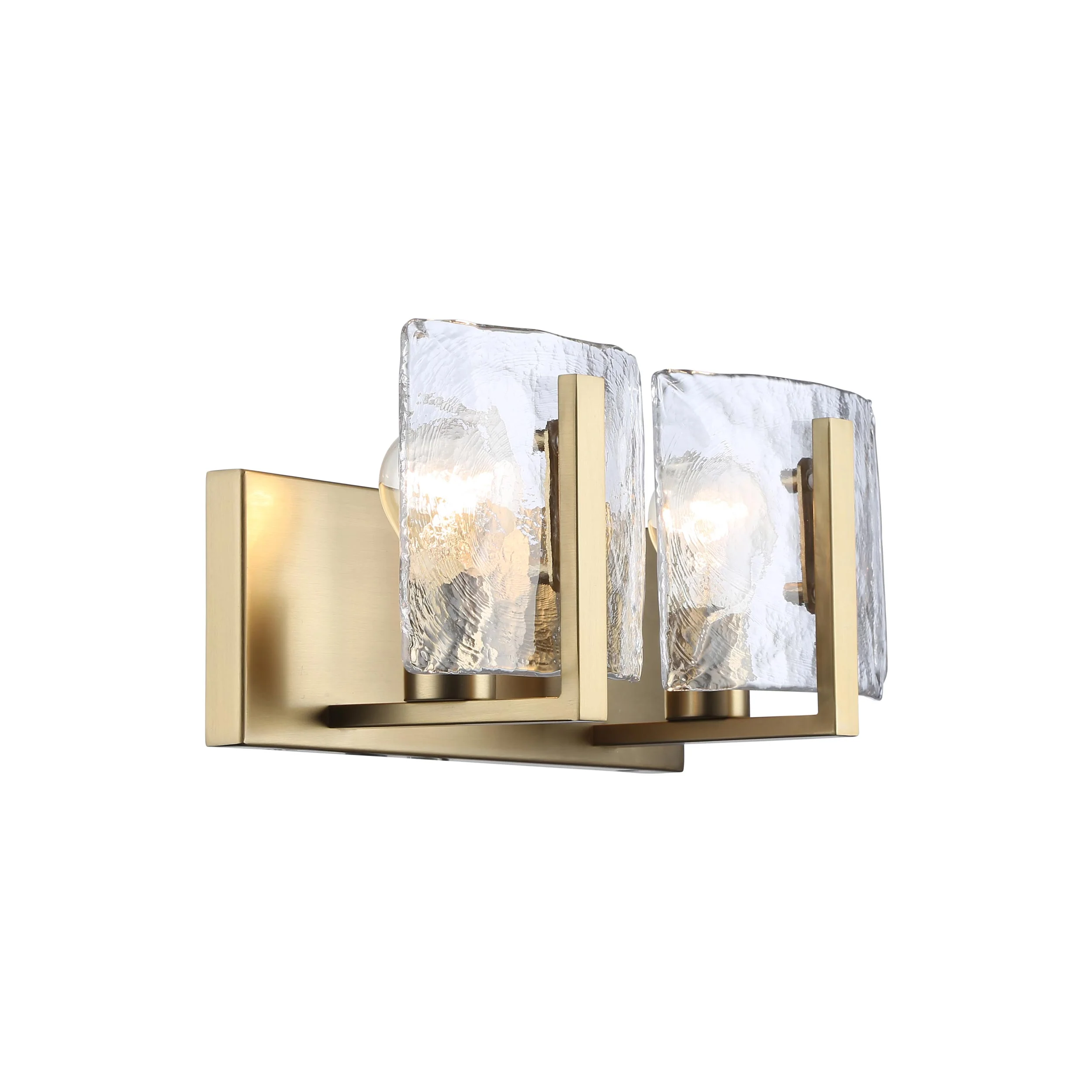 Aenon 2-light Vanity in Brushed Champagne Brass - Image 3
