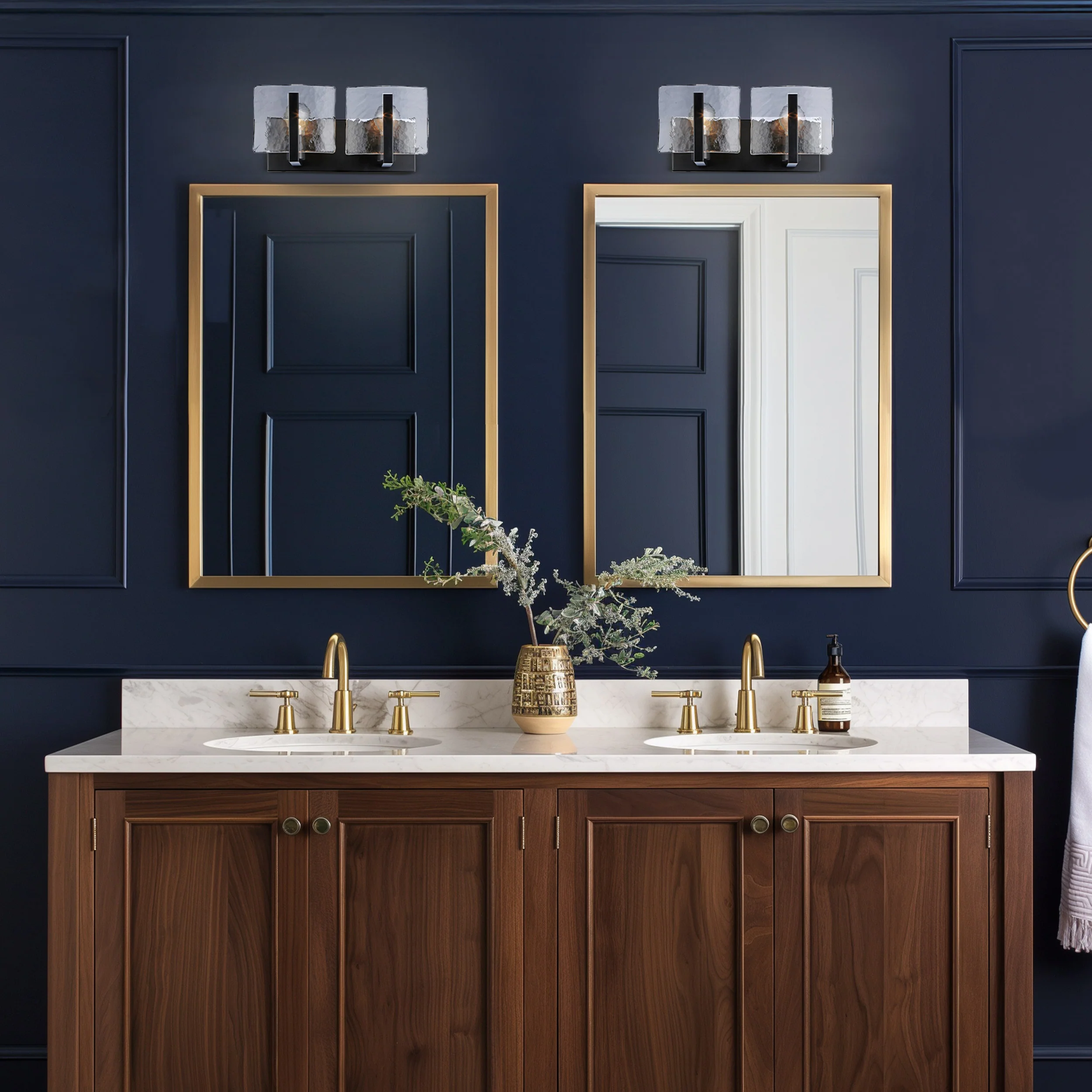 Aenon 2-light Vanity in Matte Black - Image 7