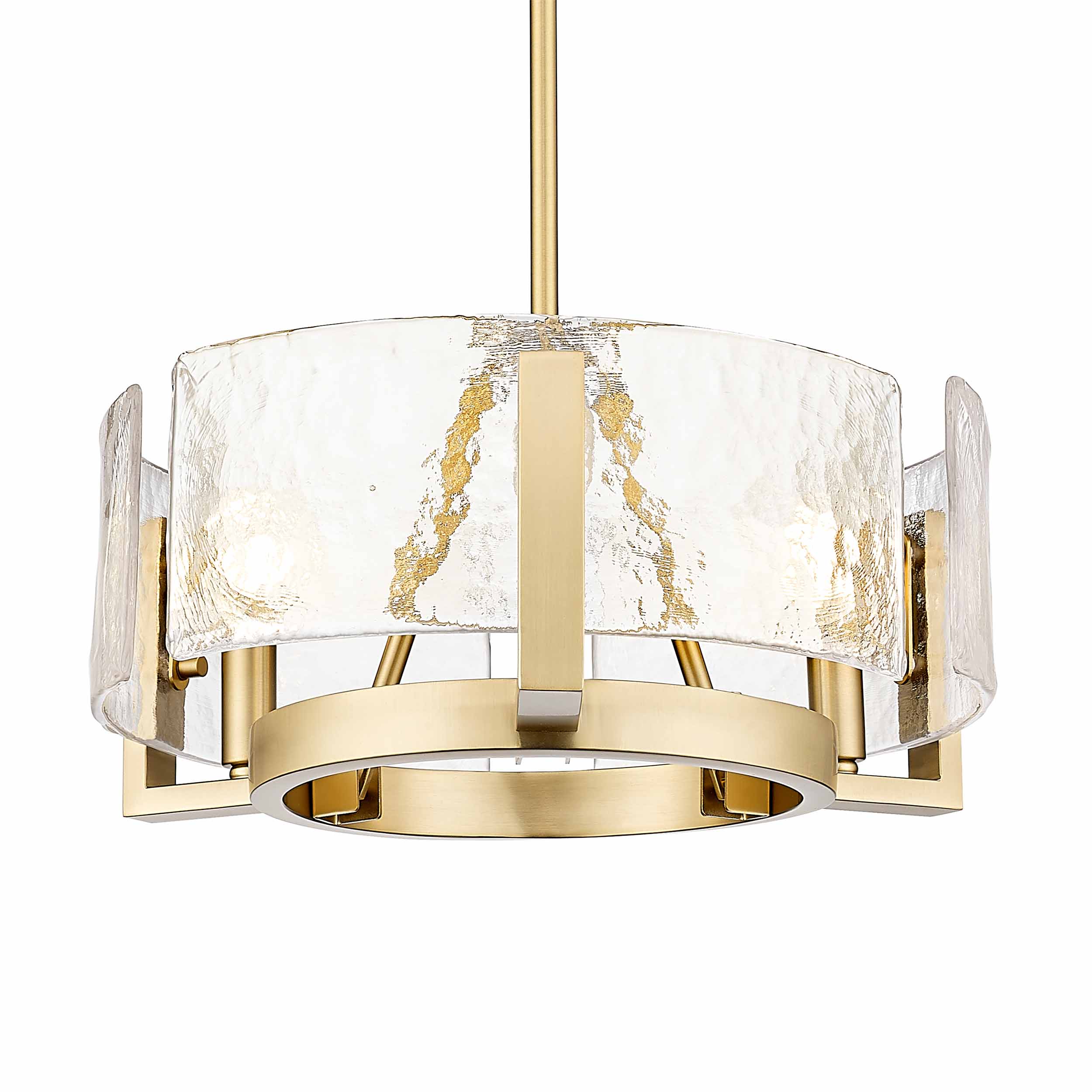 Aenon 3-light Chandelier in Brushed Champagne Brass