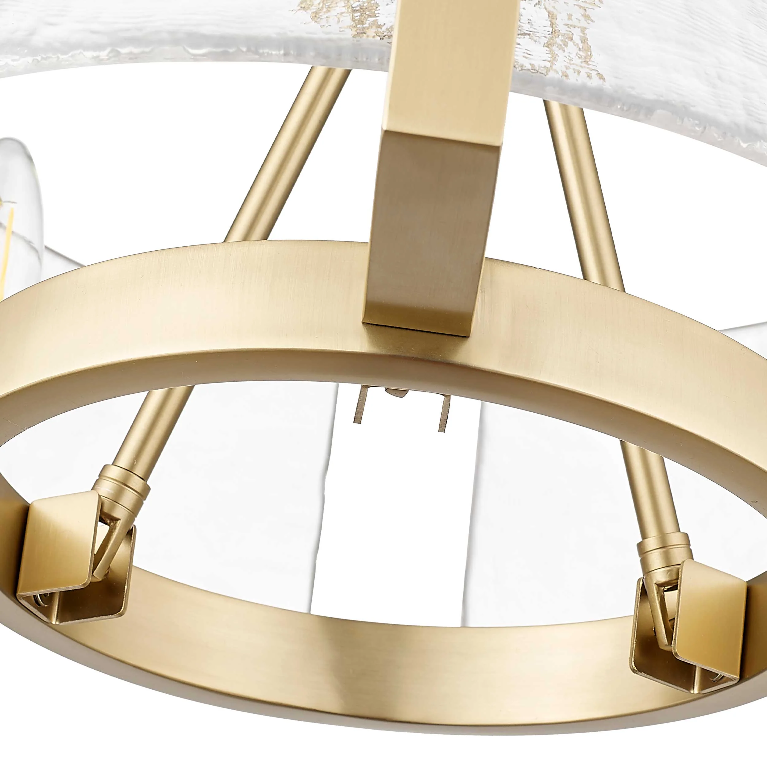 Aenon 3-light Chandelier in Brushed Champagne Brass - Image 5