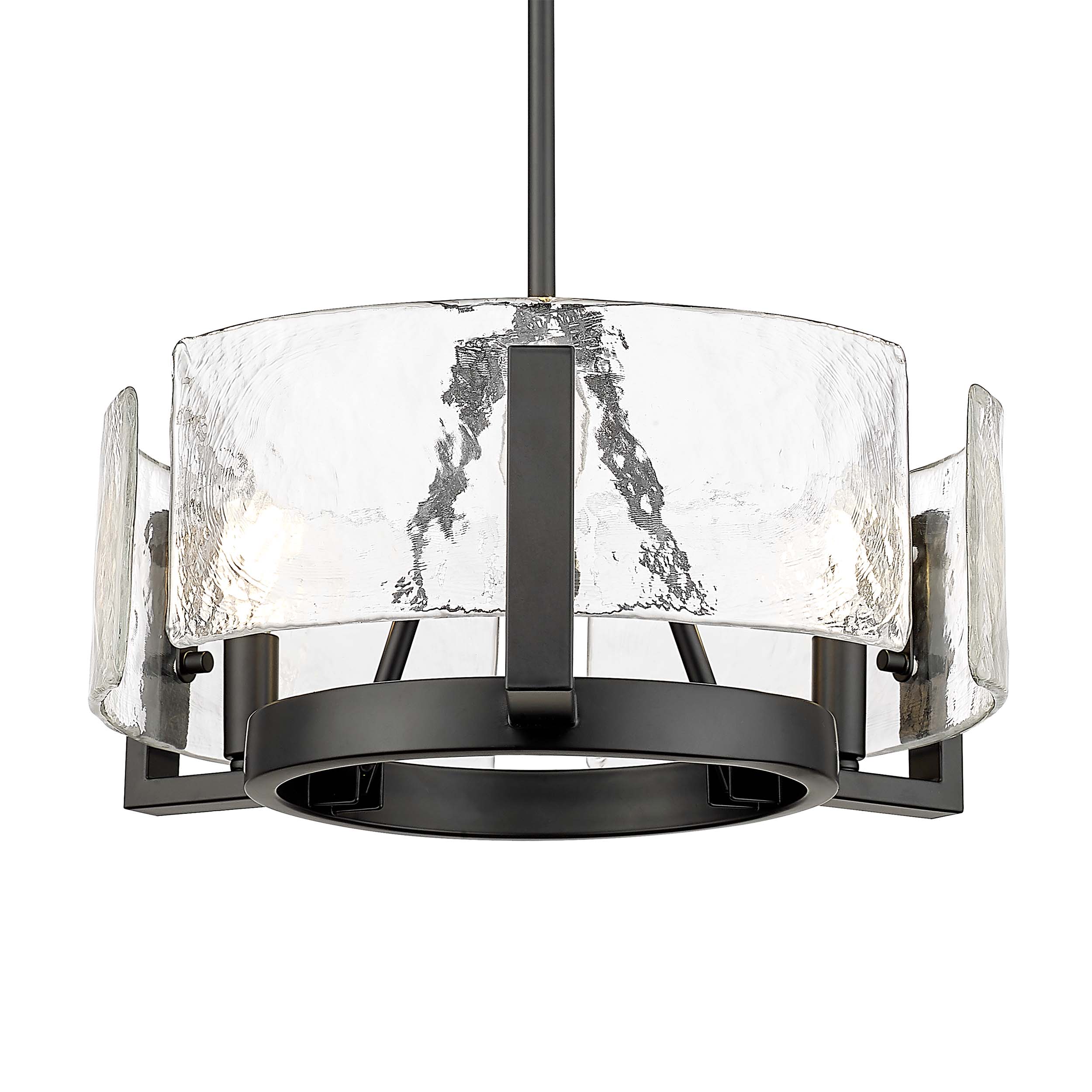Aenon 3-light Chandelier in Matte Black