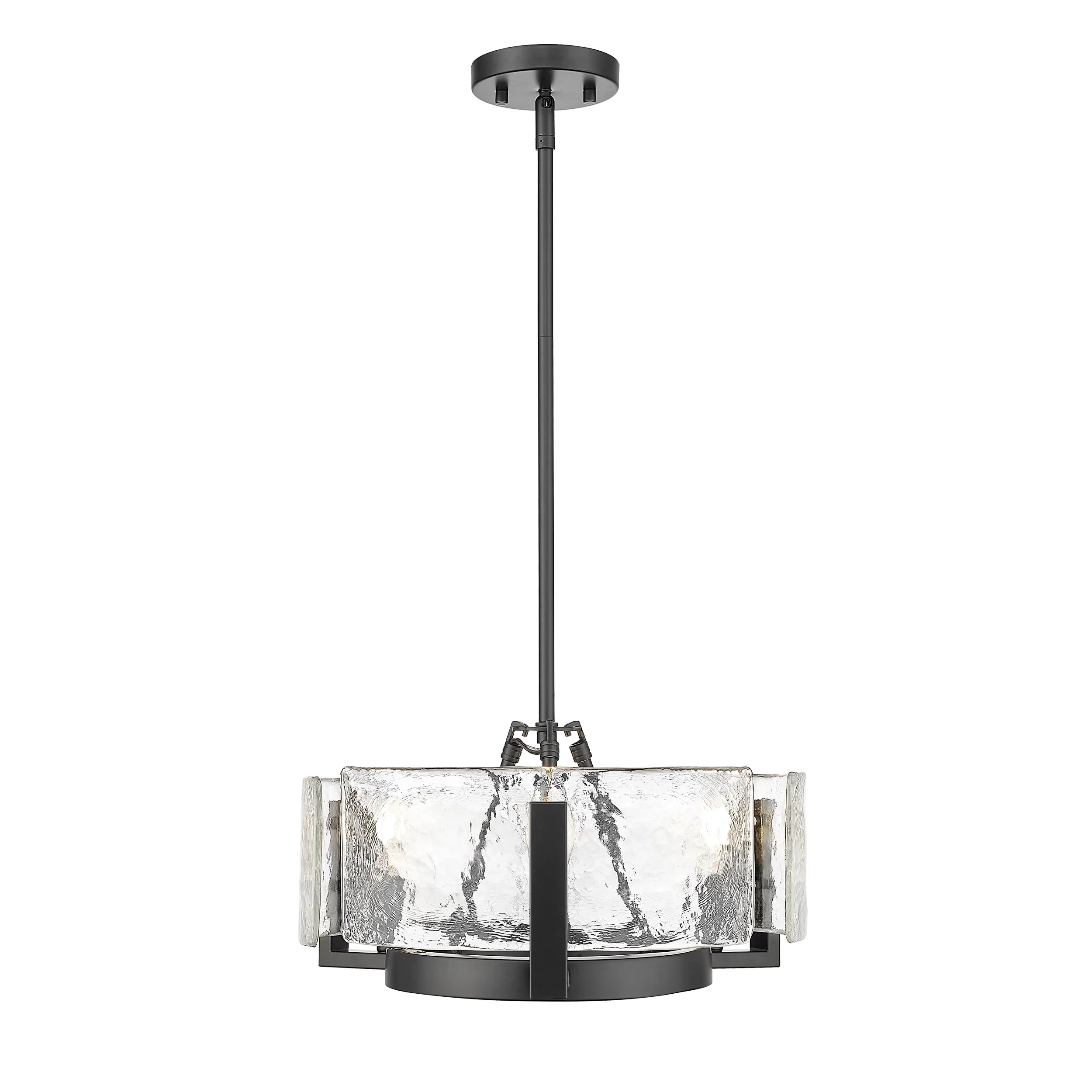 Aenon 3-light Chandelier in Matte Black - Image 3