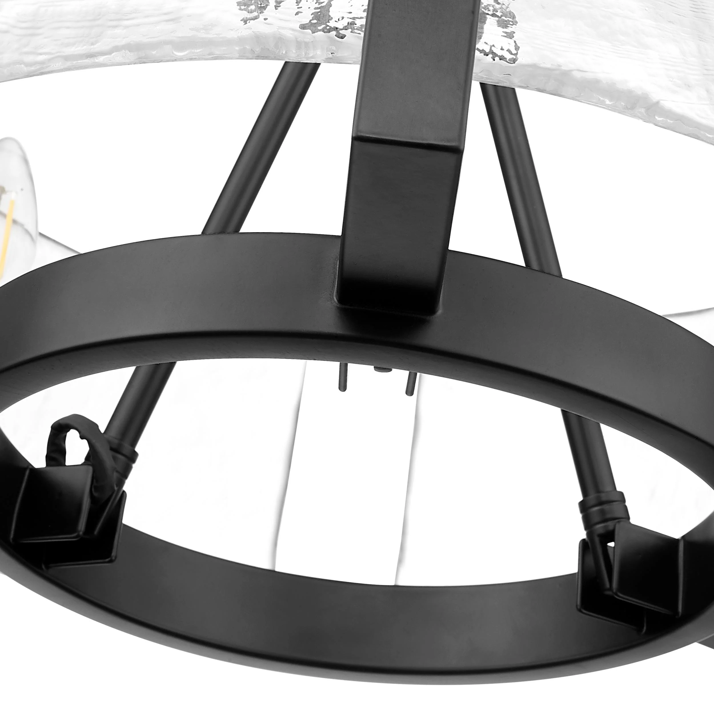 Aenon 3-light Chandelier in Matte Black - Image 6