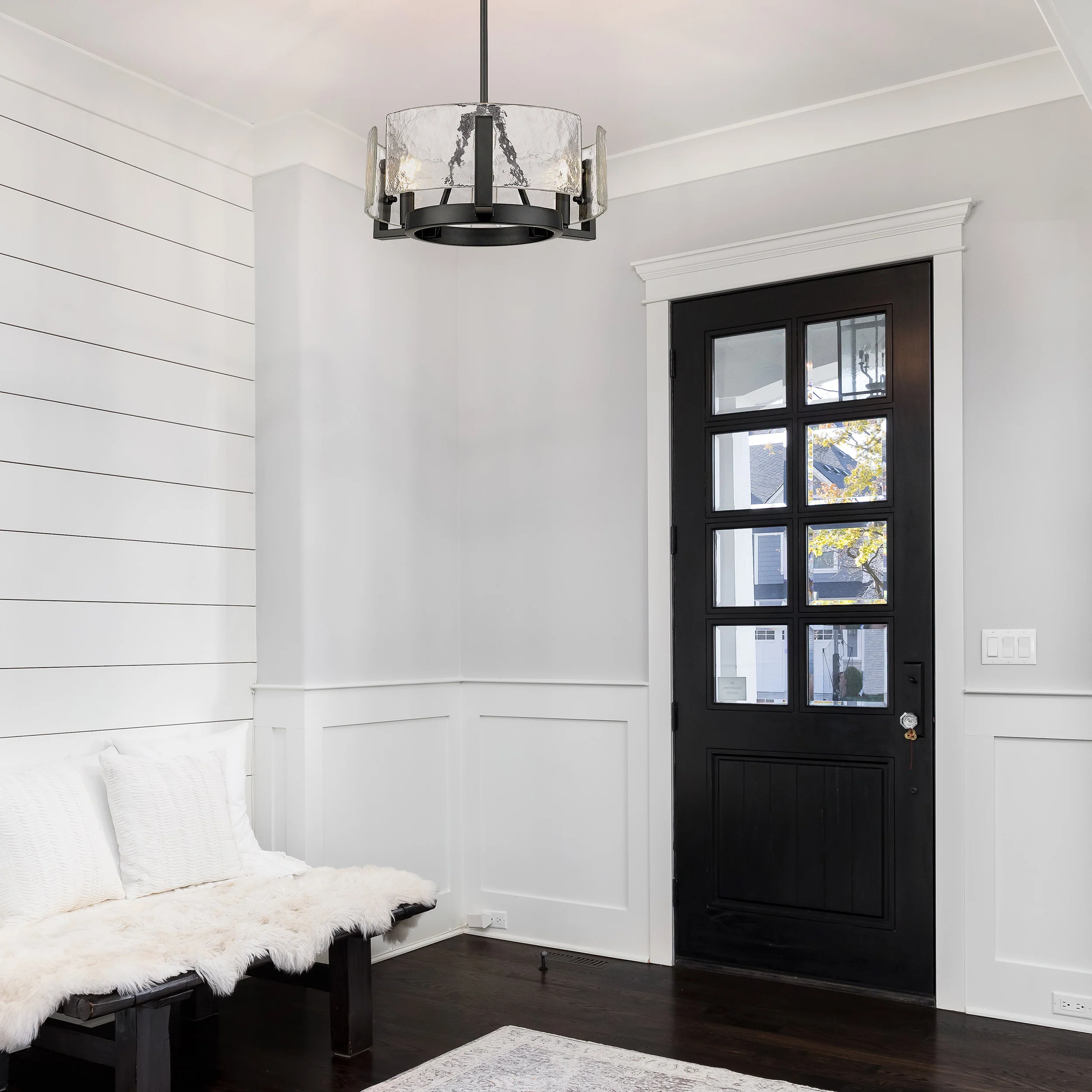 Aenon 3-light Chandelier in Matte Black - Image 7