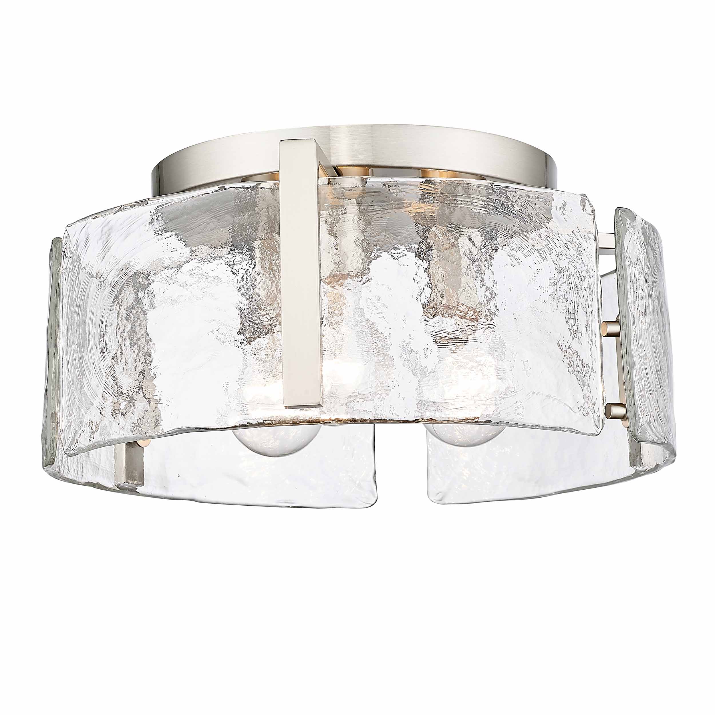 Aenon 3-light Flush Mount in Pewter