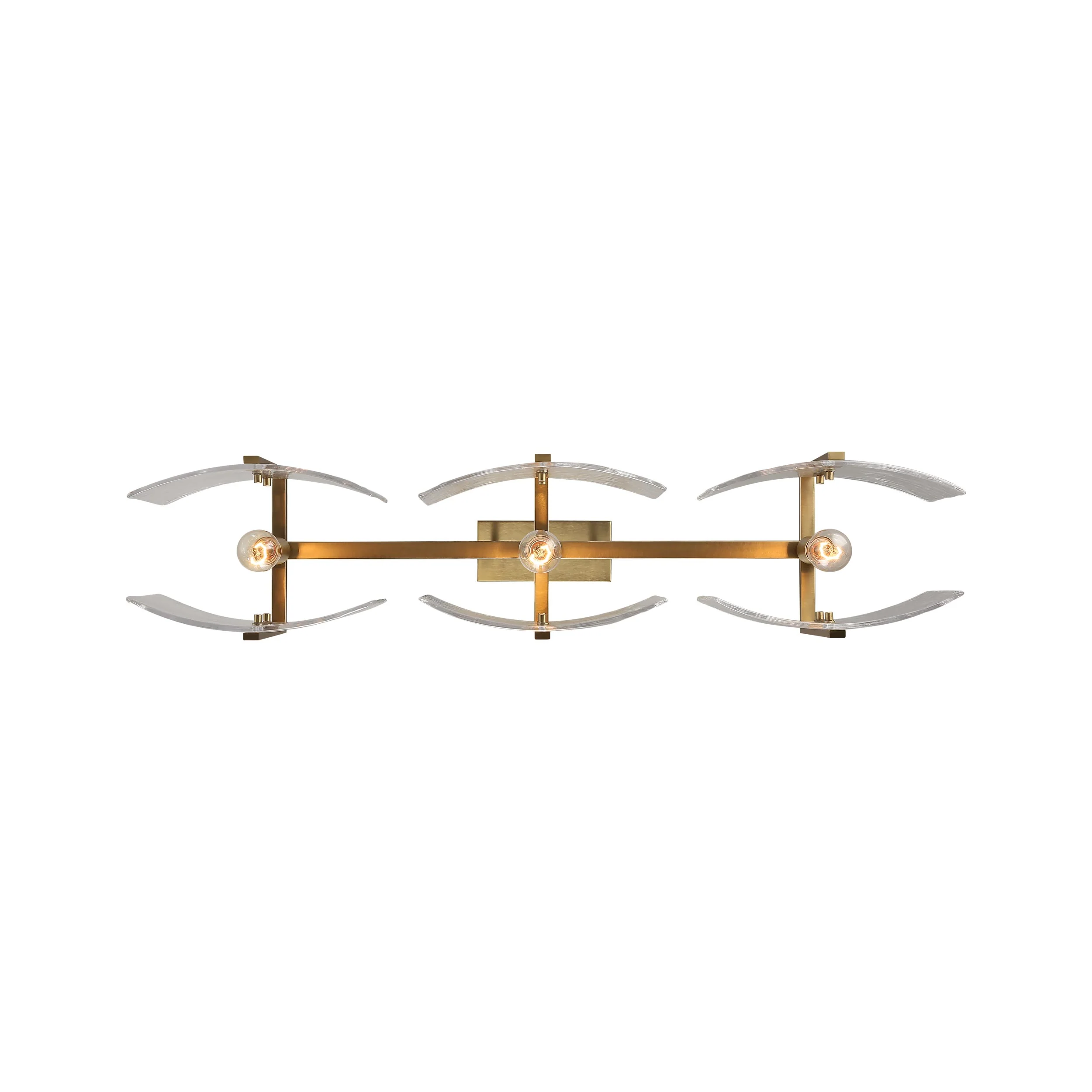 Aenon 3-light Island Light in Brushed Champagne Brass - Image 4
