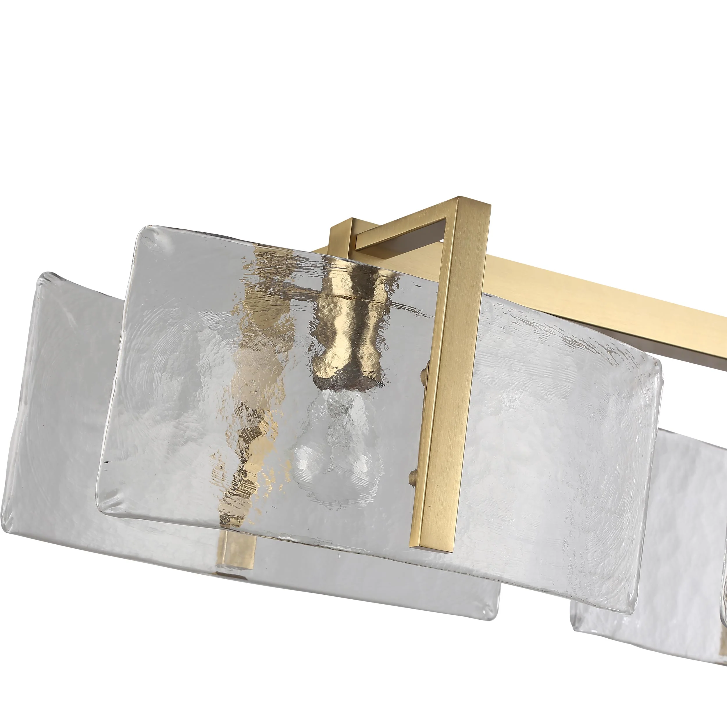 Aenon 3-light Island Light in Brushed Champagne Brass - Image 5
