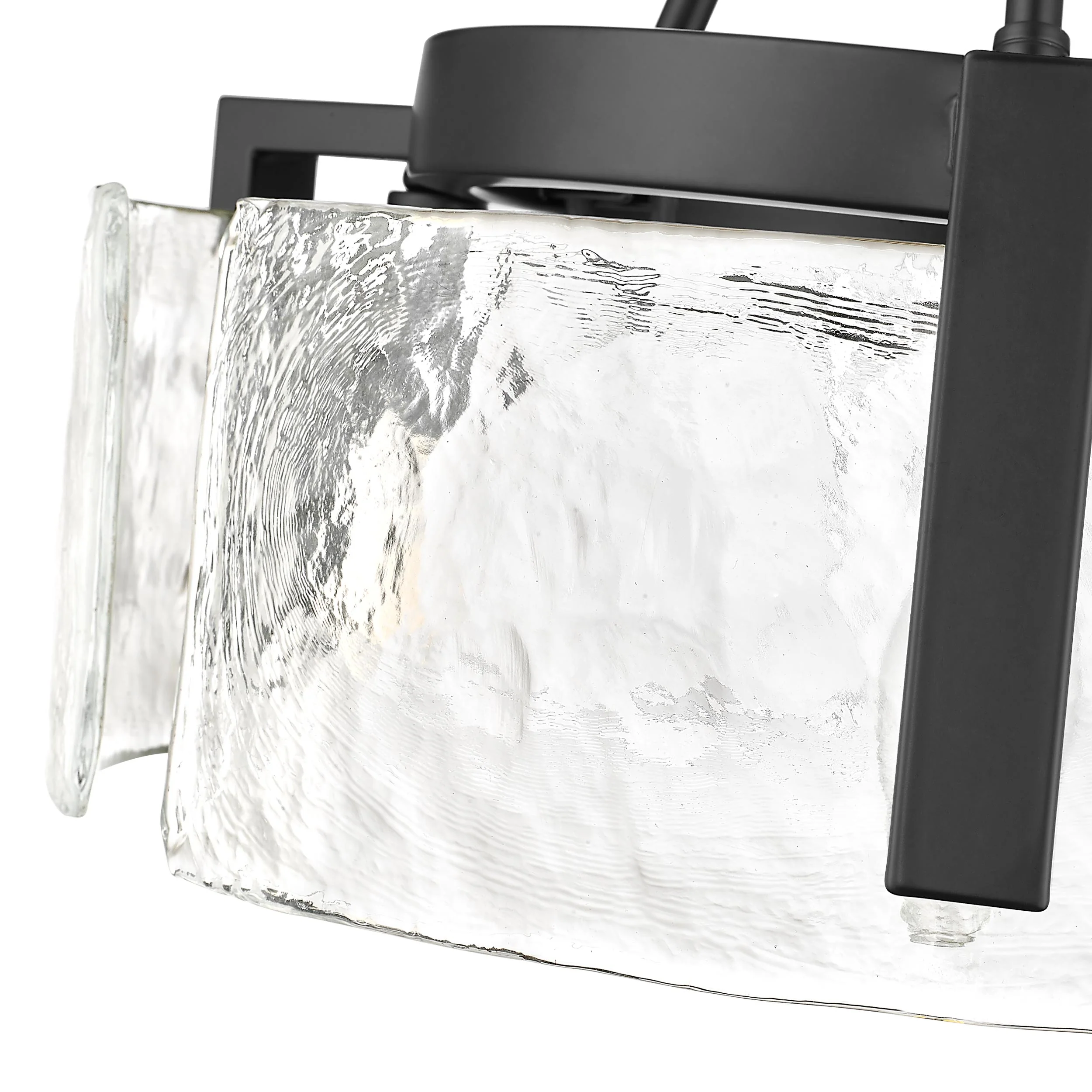 Aenon 3-light Semi-Flush Mount in Matte Black - Image 6