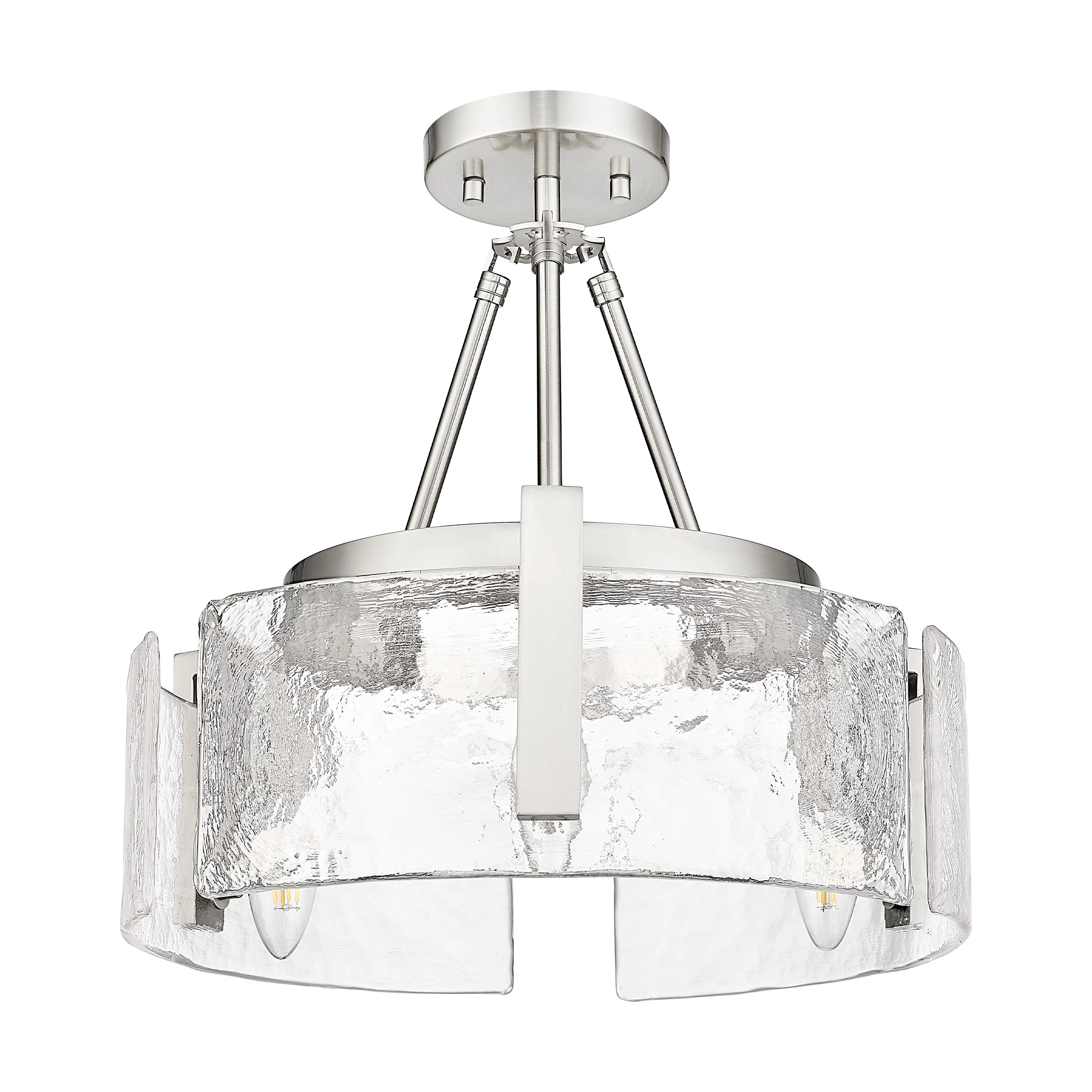 Aenon 3-light Semi-Flush Mount in Pewter - Image 3