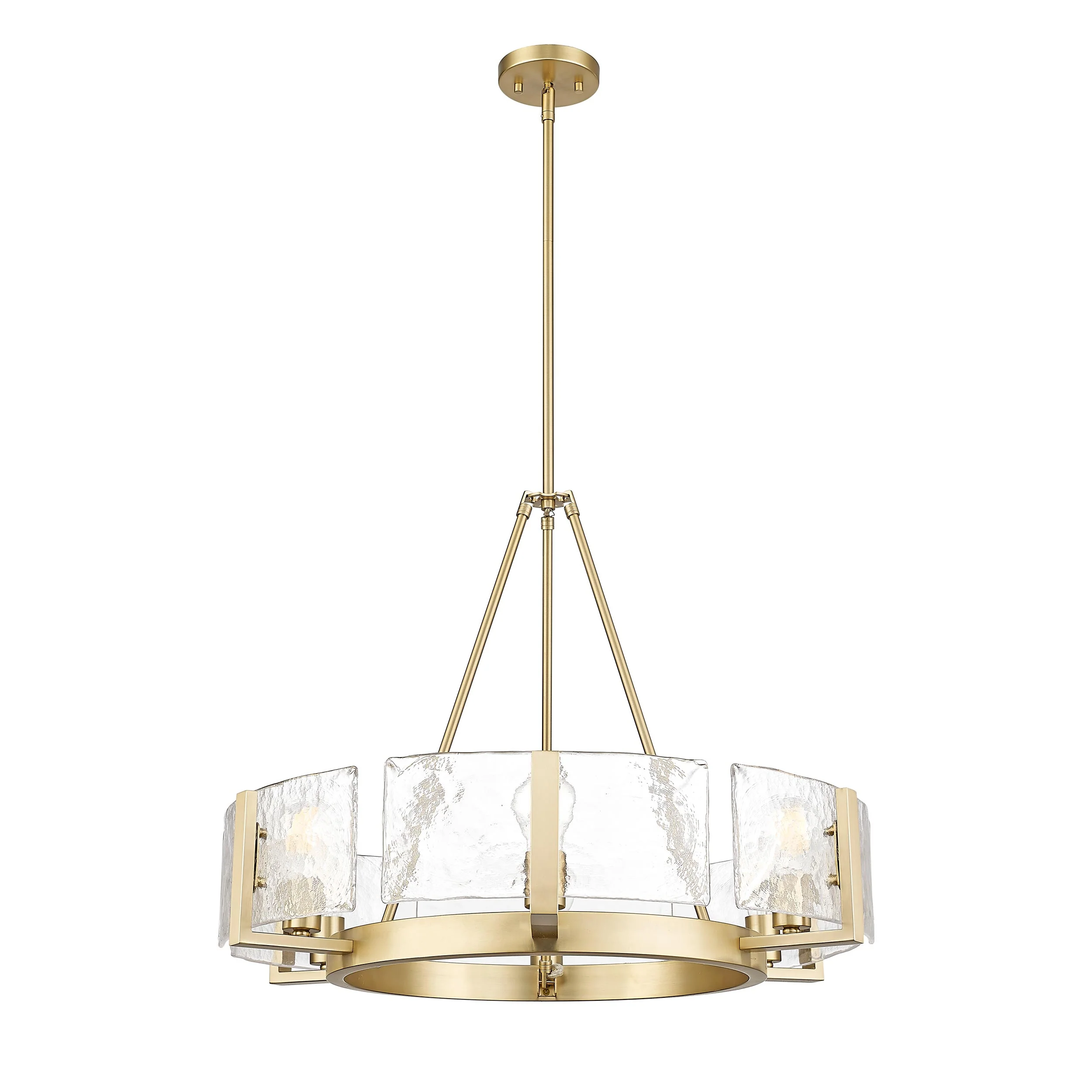 Aenon 6-light Chandelier in Brushed Champagne Brass - Image 3