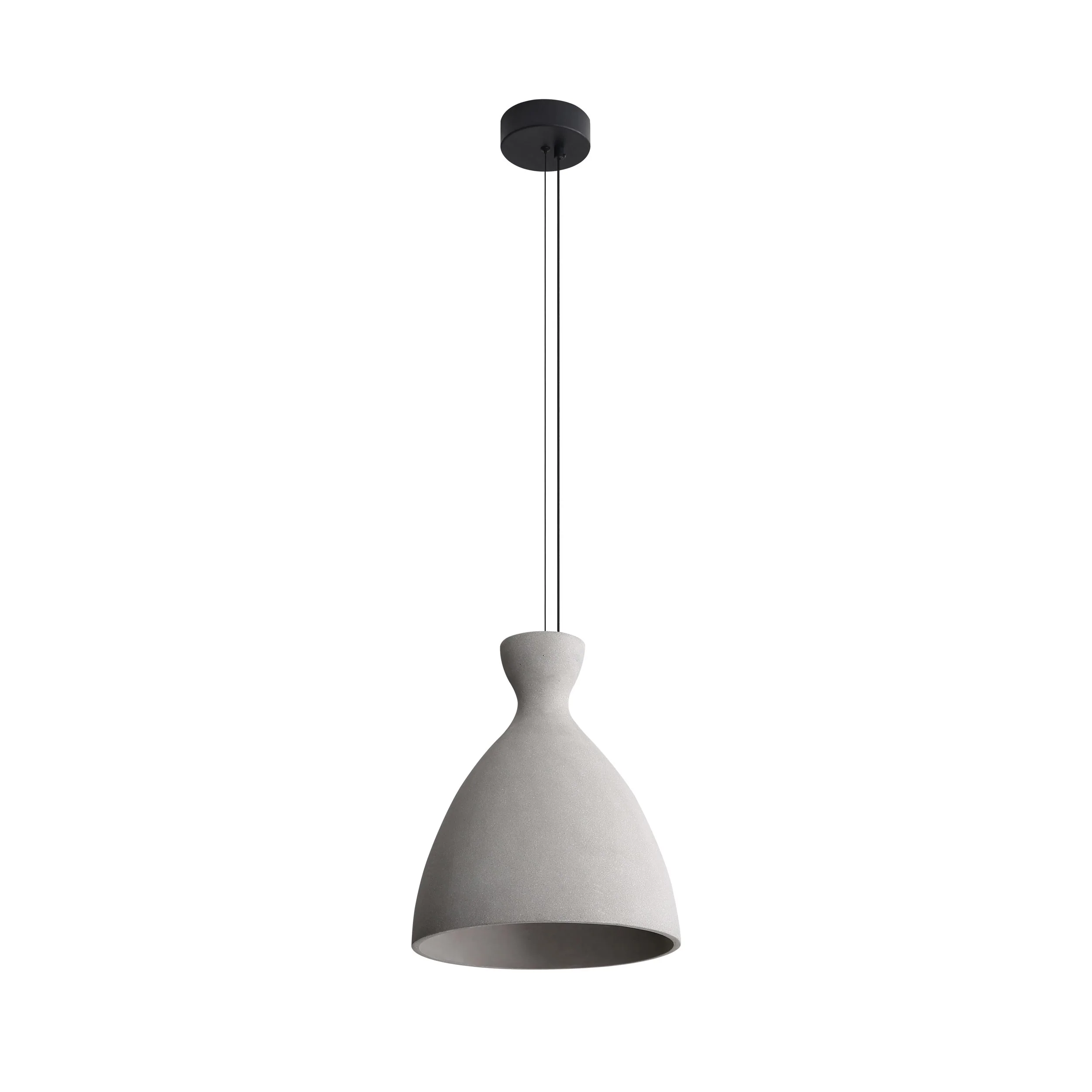 Aethera 14in Integrated LED Pendant in Grey Cement - Image 2