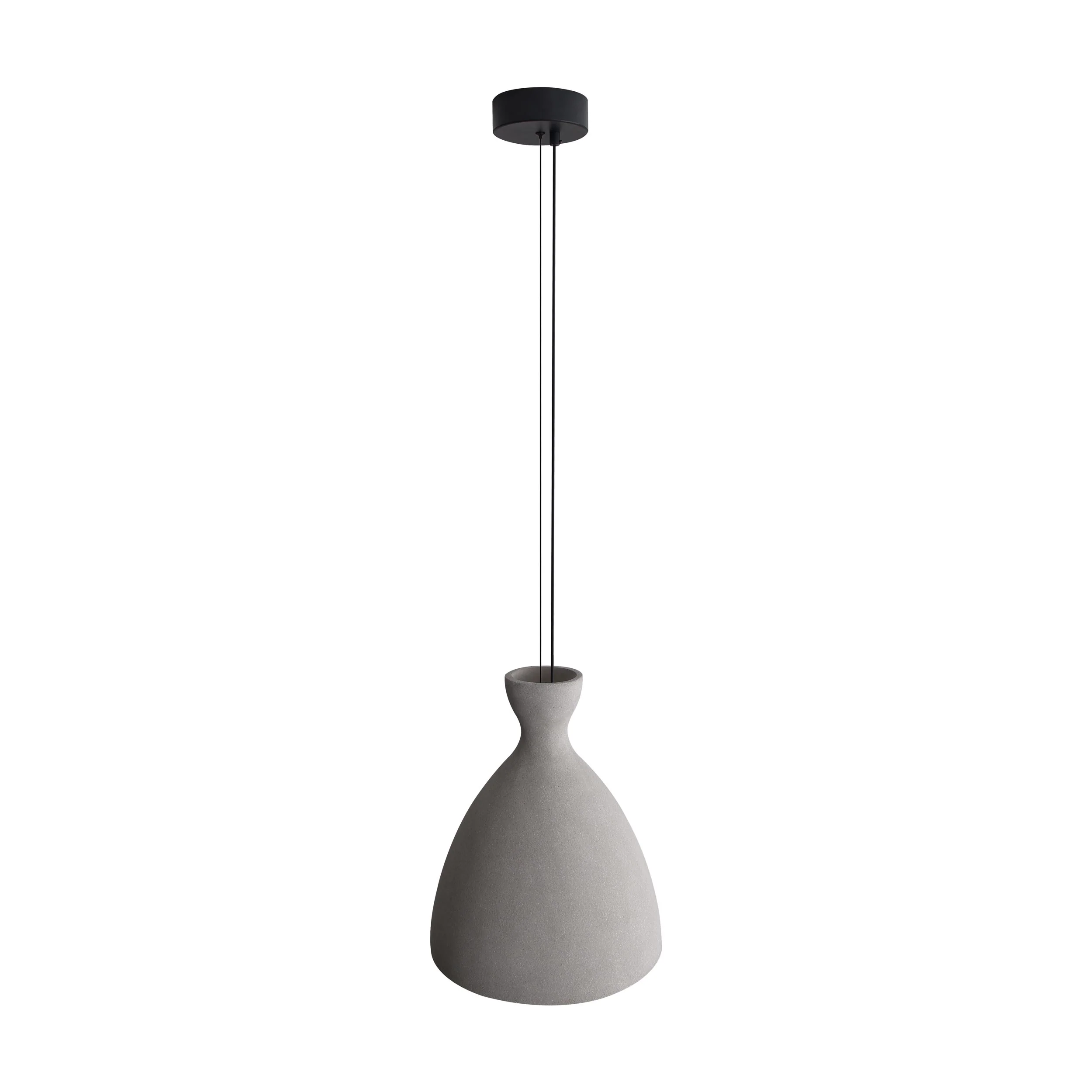 Aethera 14in Integrated LED Pendant in Grey Cement - Image 3