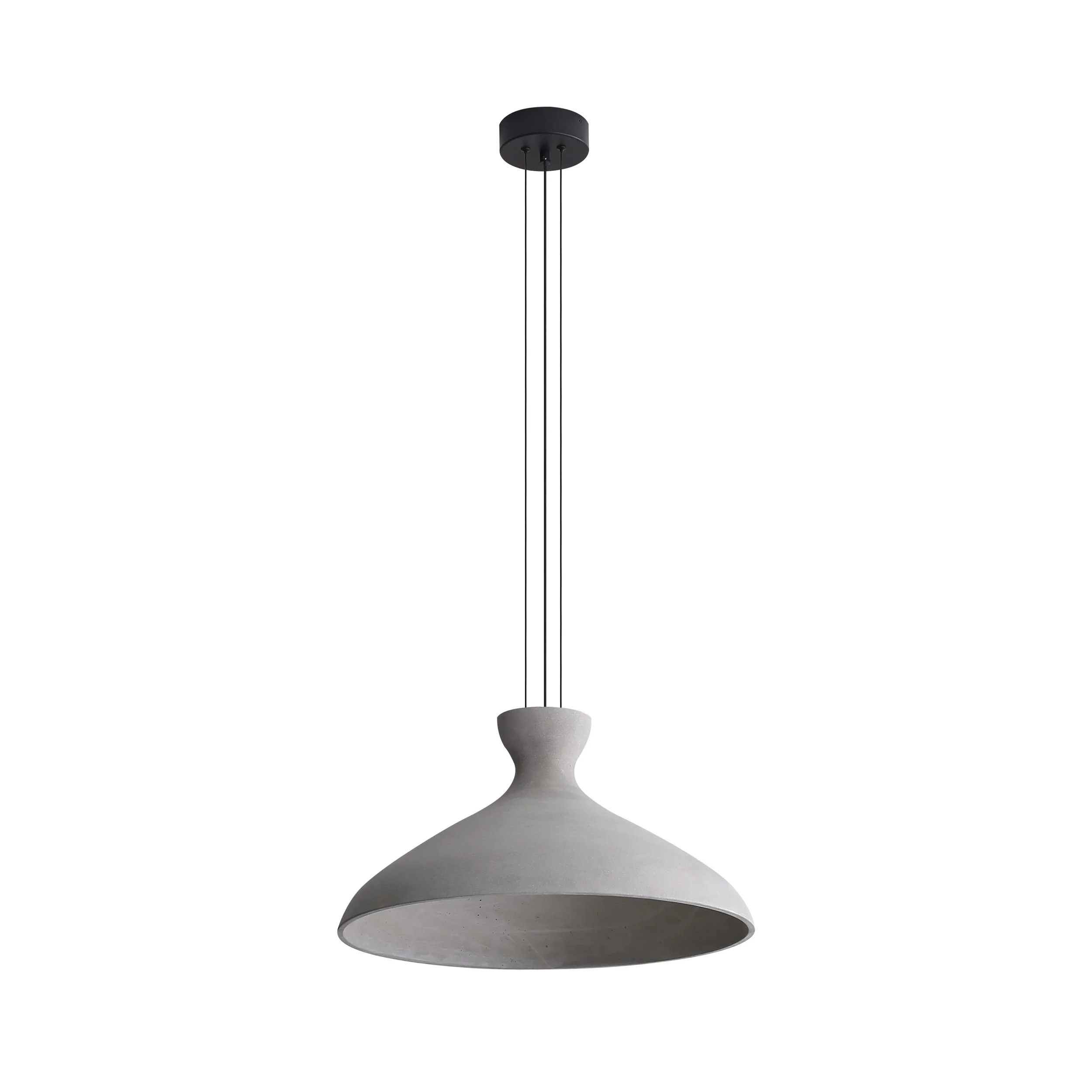 Aethera 22in Integrated LED Pendant in Grey Cement - Image 2