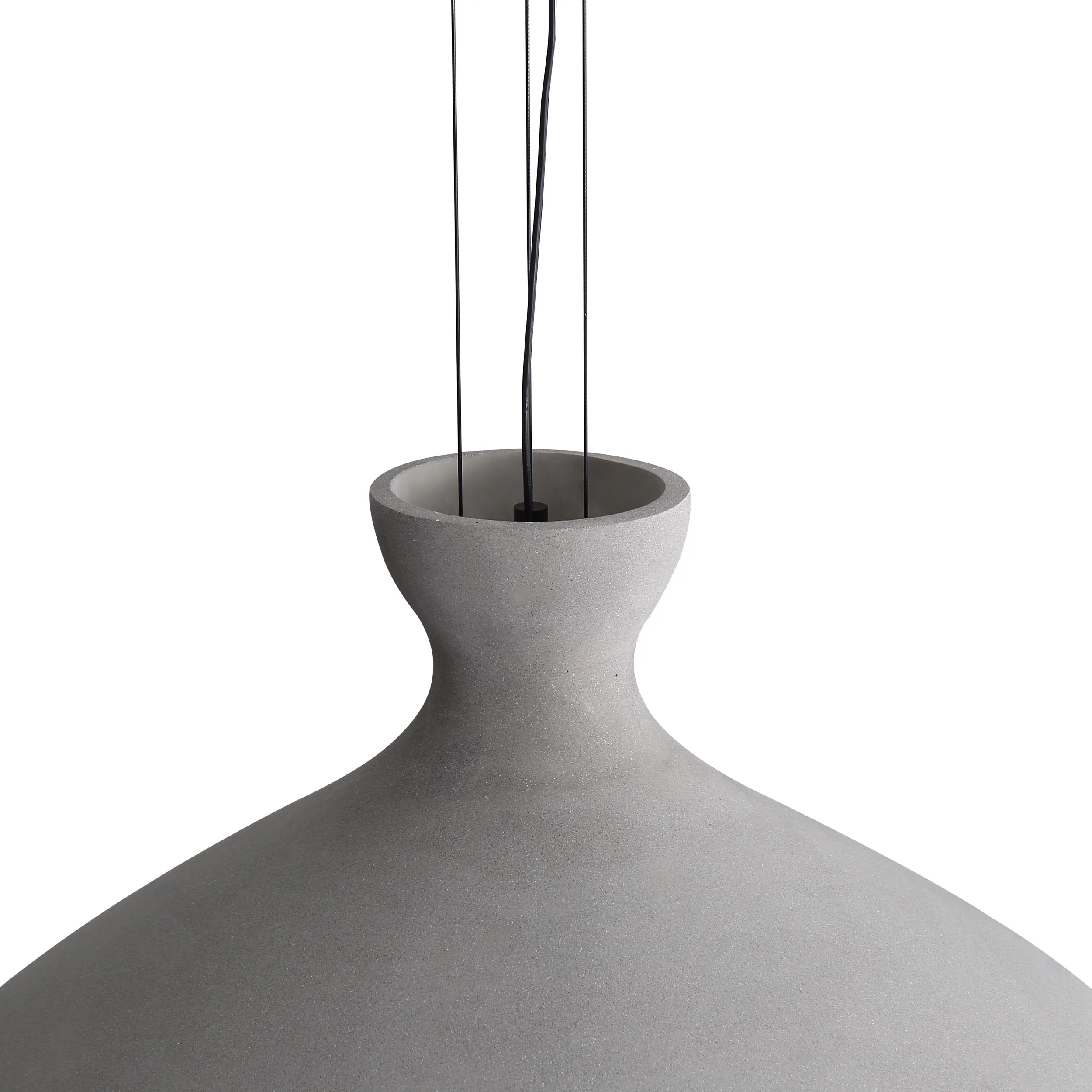 Aethera 22in Integrated LED Pendant in Grey Cement - Image 6