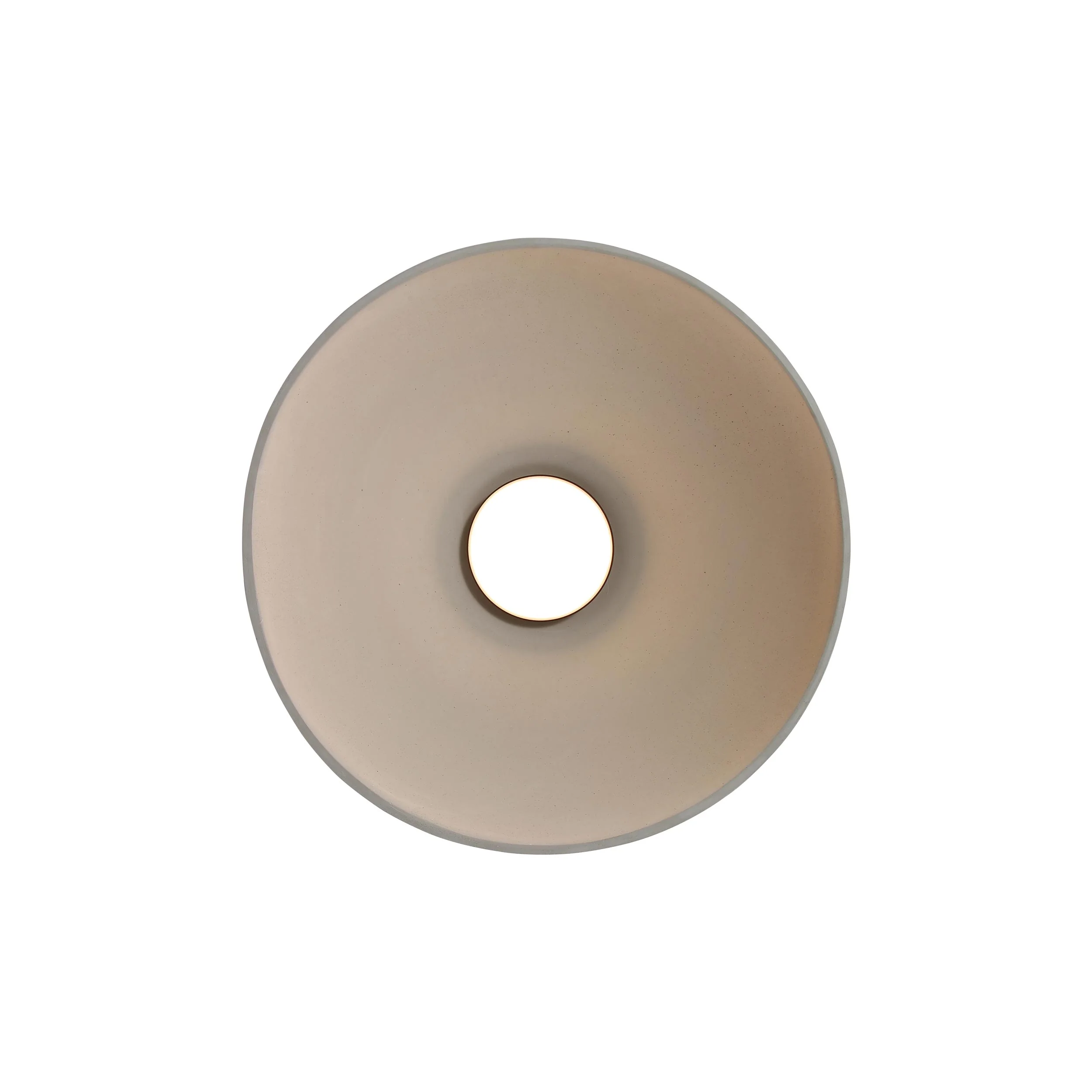 Aethera 22in Integrated LED Pendant in White Sandstone Cement - Image 5