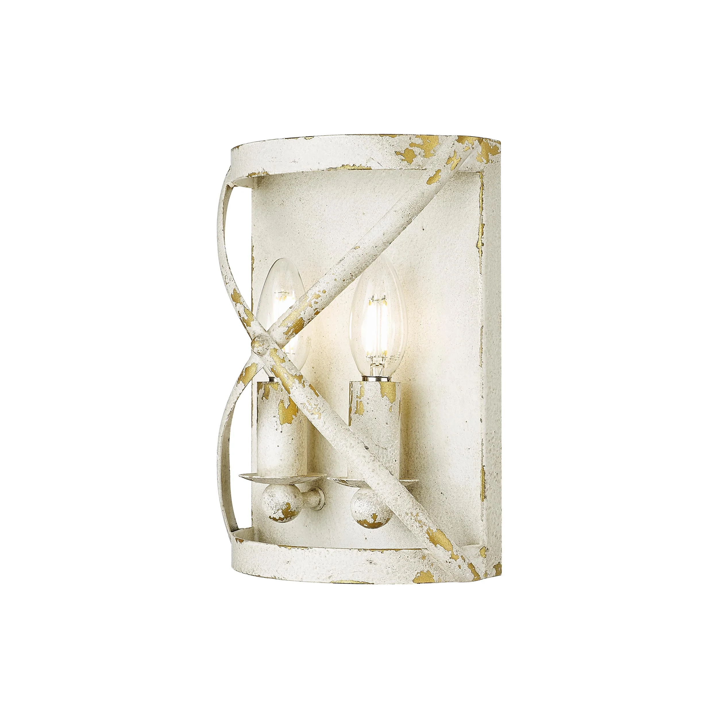 Alcott 2-light Wall Sconce in Antique Ivory