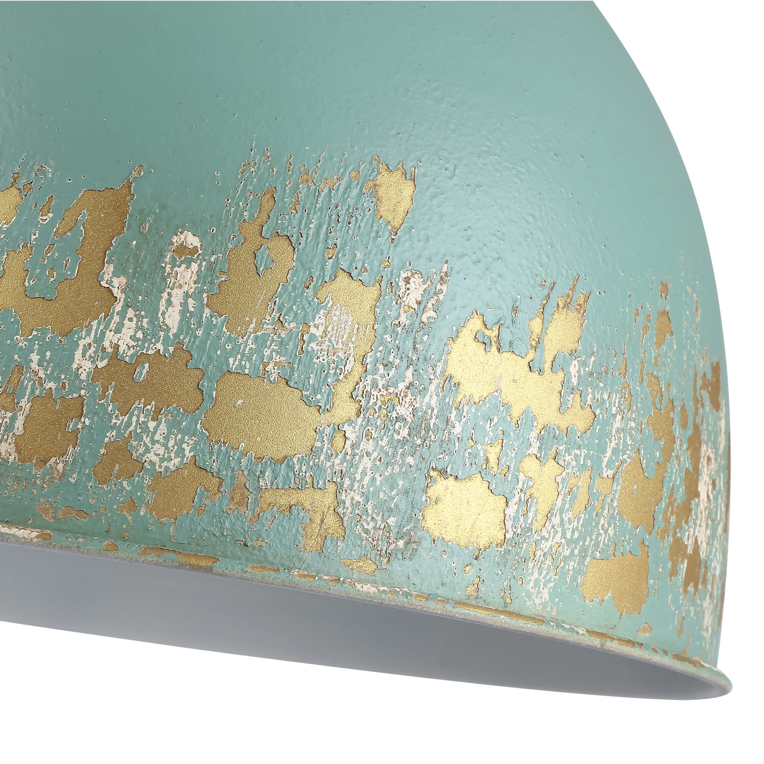 Alison 5-light Pendant in Vintage Gold and Antique Teal shade - Image 2