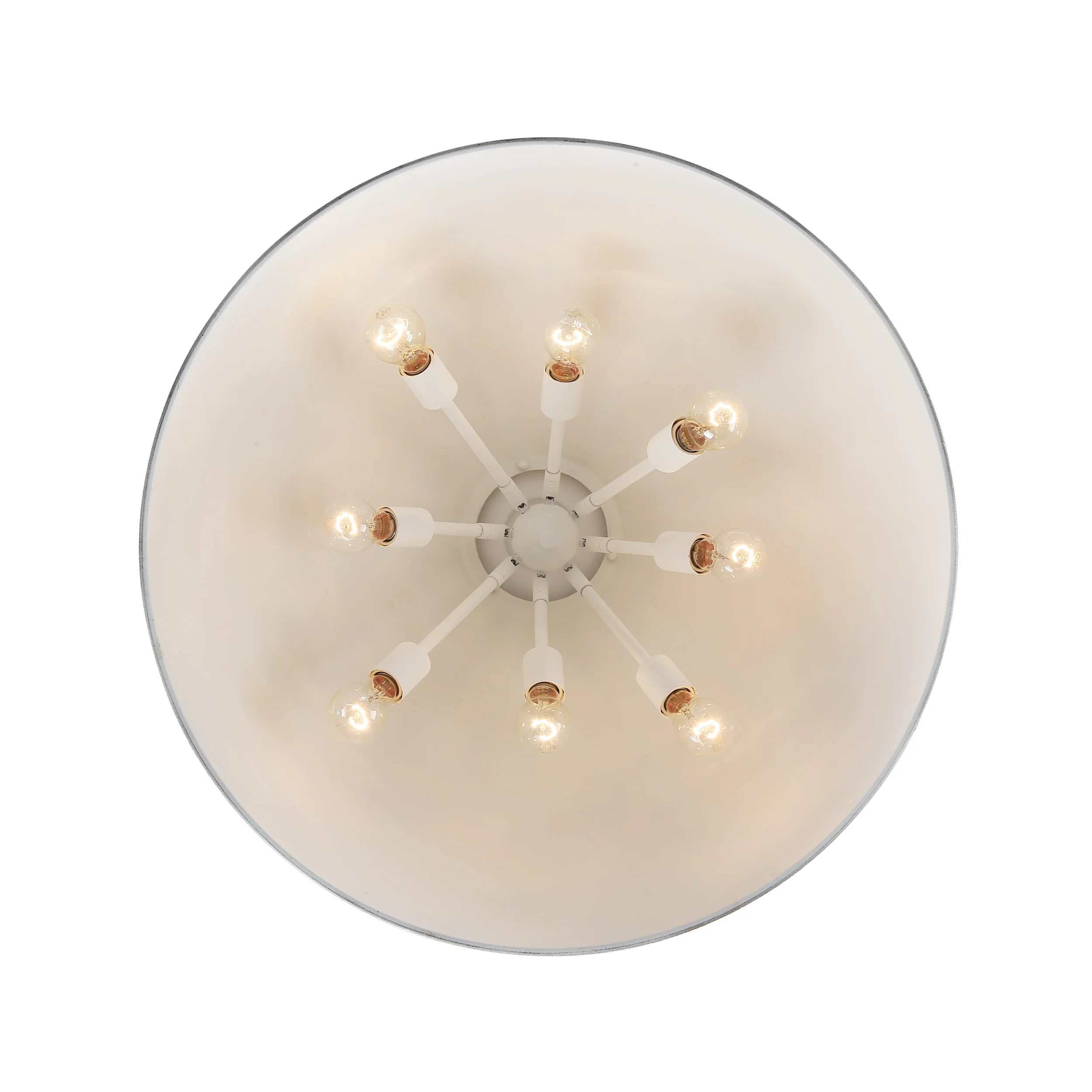 Alison 8-light Pendant in Vintage Gold and Antique Matte Navy shade - Image 7