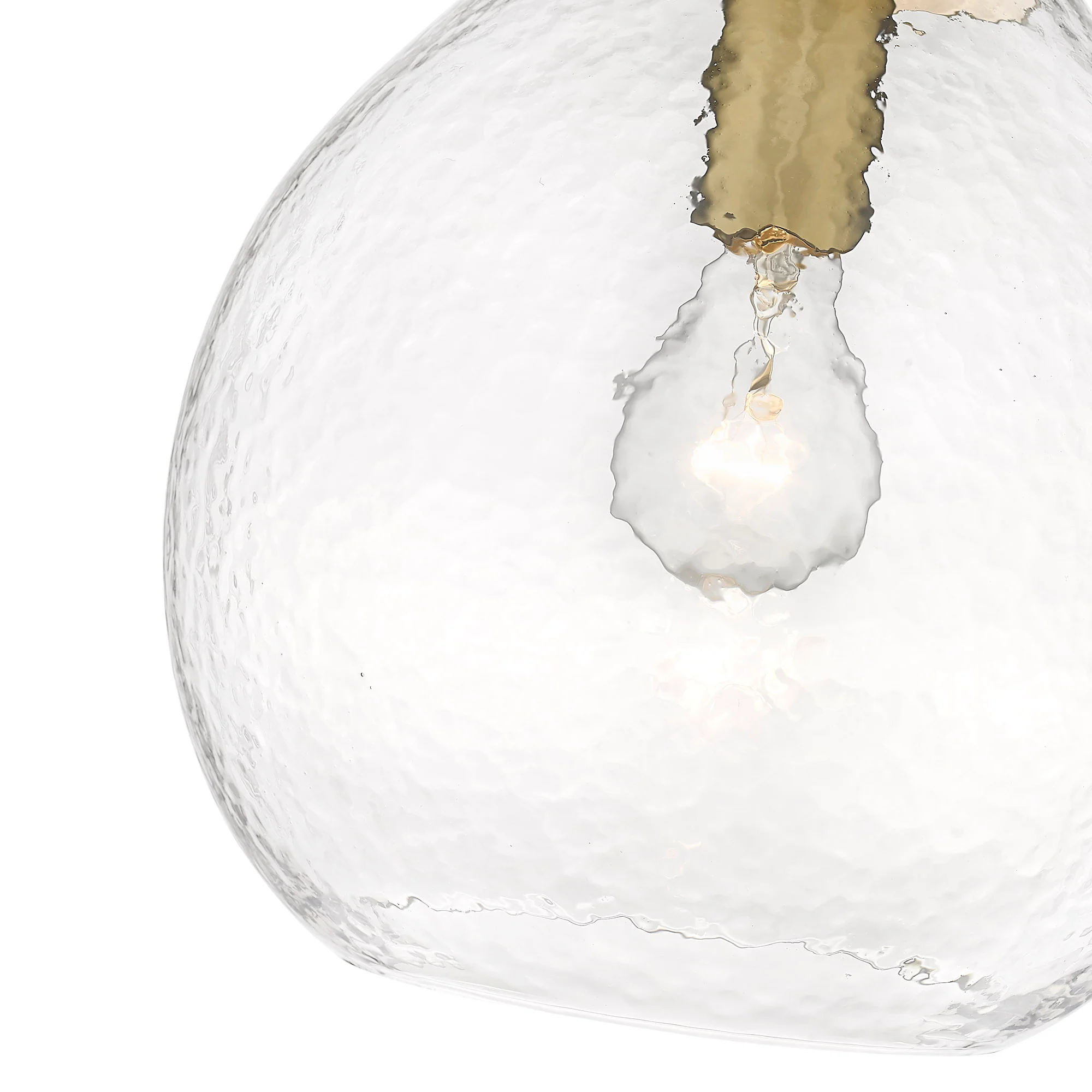 Ariella 1-light Pendant in Brushed Champagne Brass - Image 3