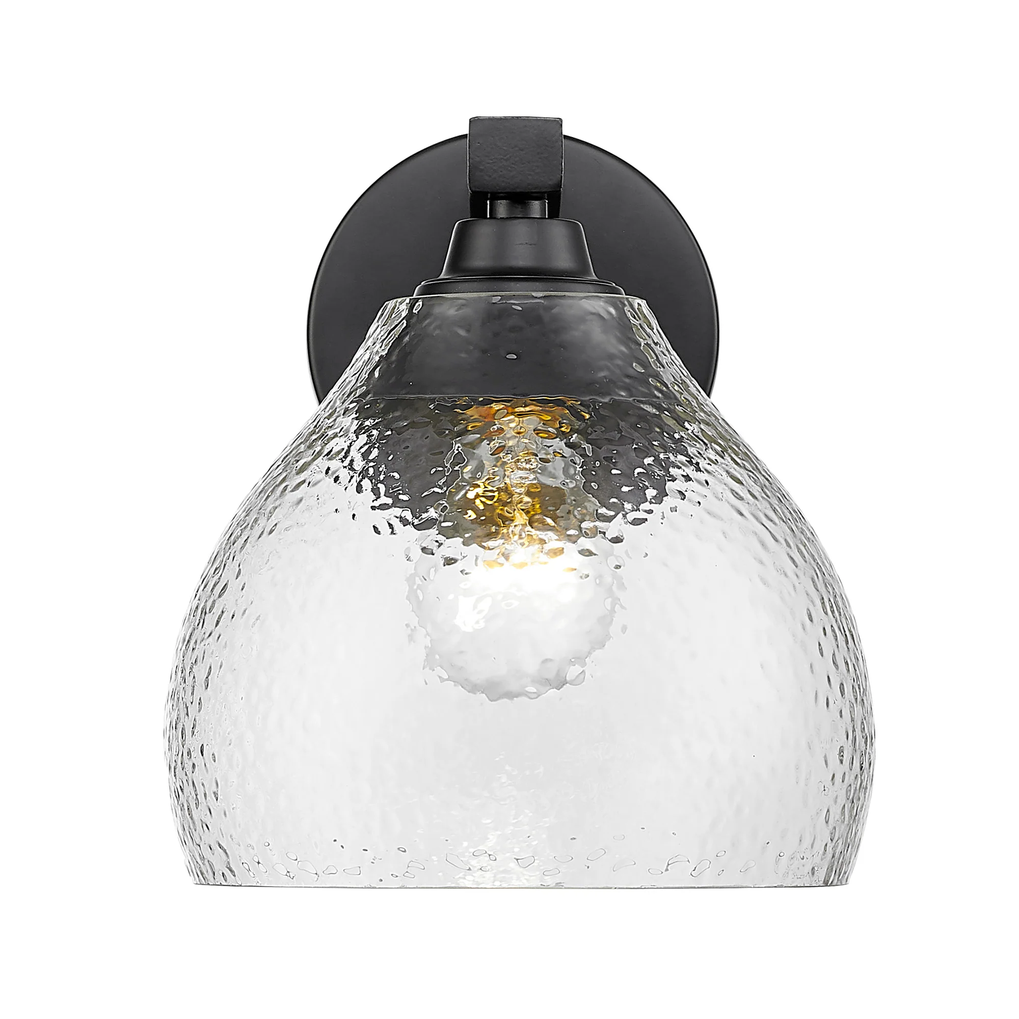 Ariella 1-light Wall Sconce in Matte Black - Image 3