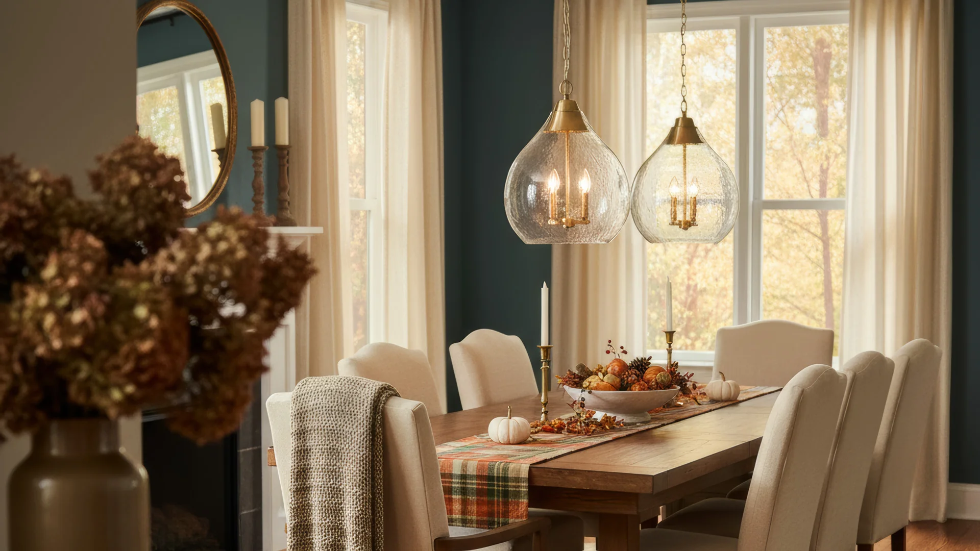Ariella 3-light Pendant in Brushed Champagne Brass - Image 3