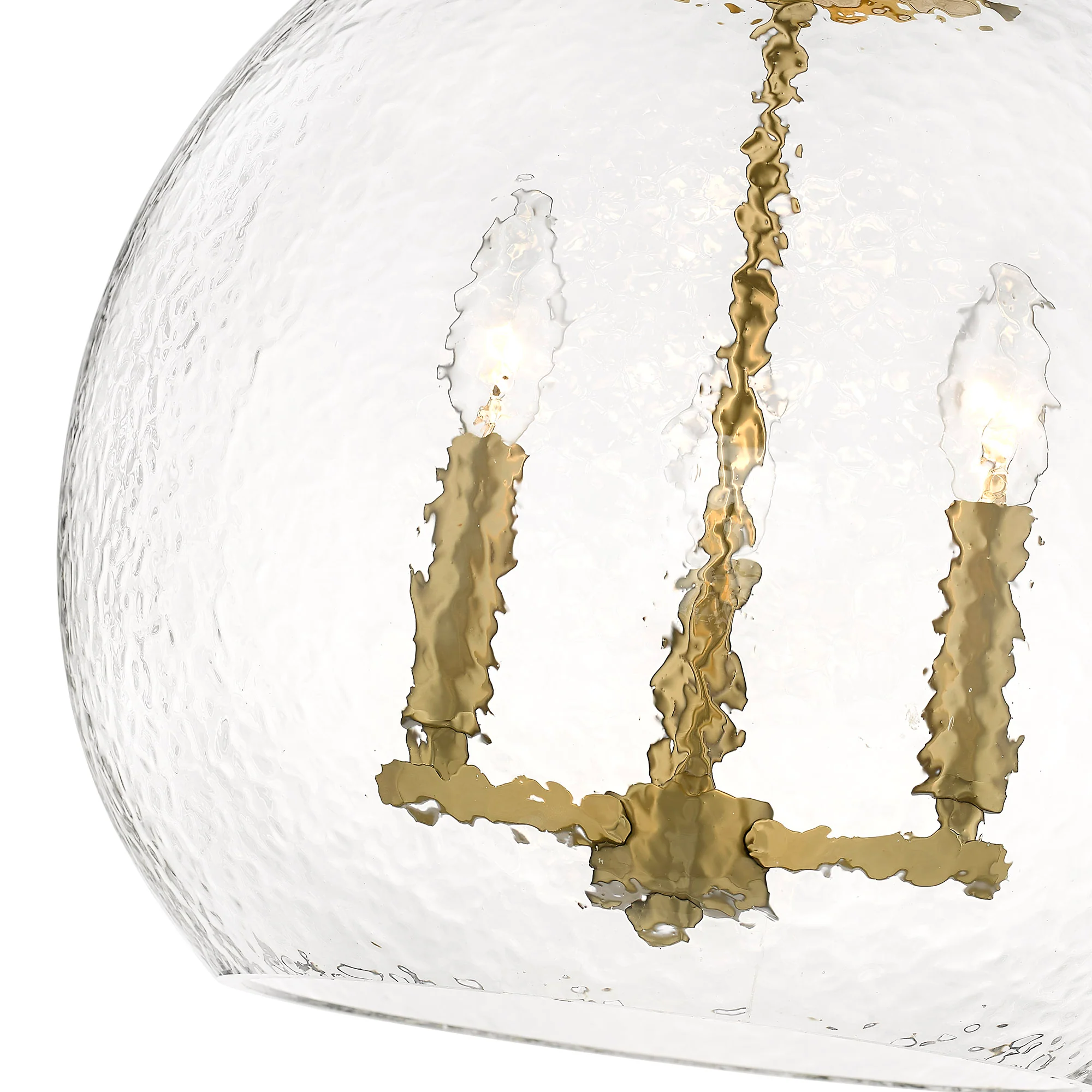 Ariella 3-light Pendant in Brushed Champagne Brass - Image 5