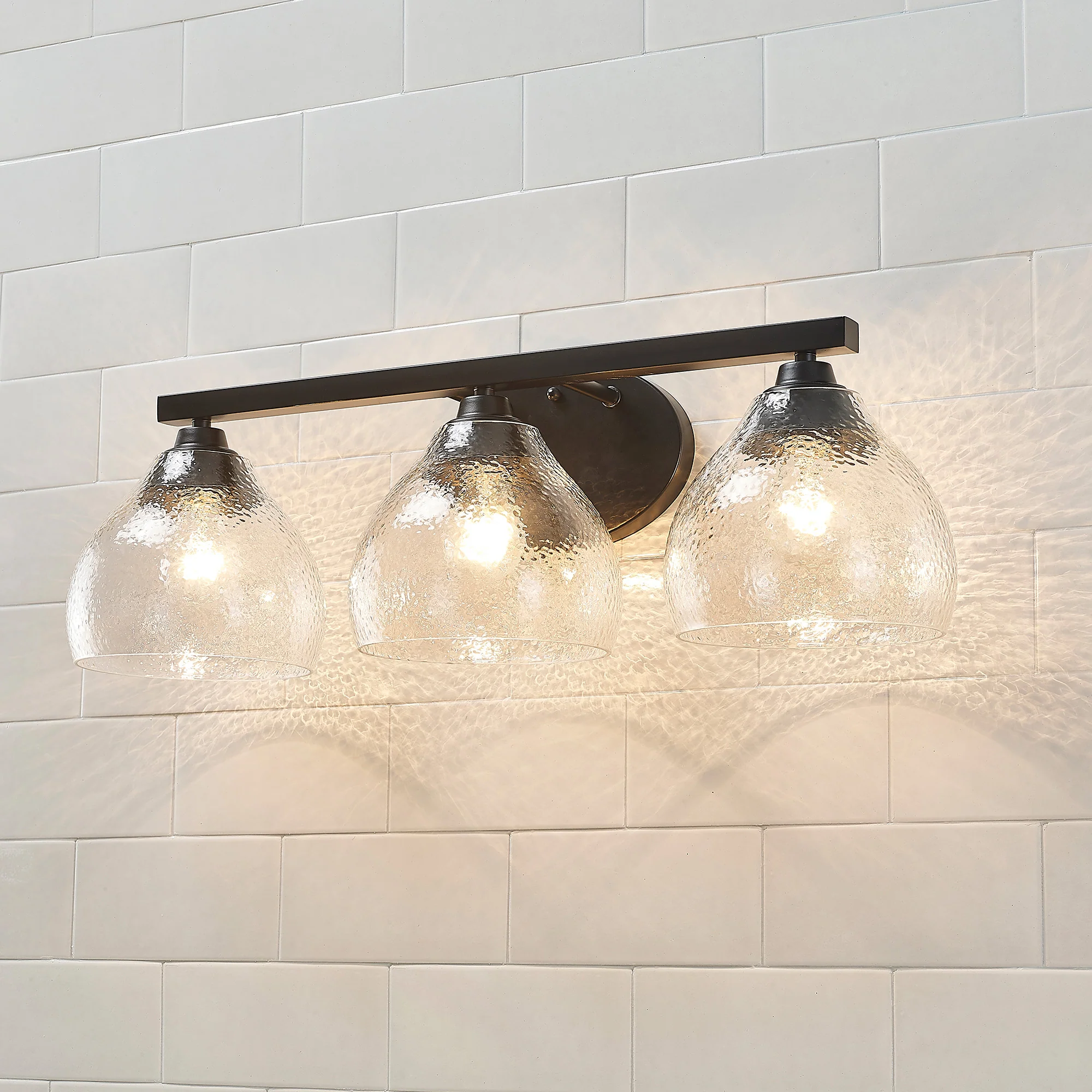 Ariella 3-light Vanity in Matte Black - Image 3