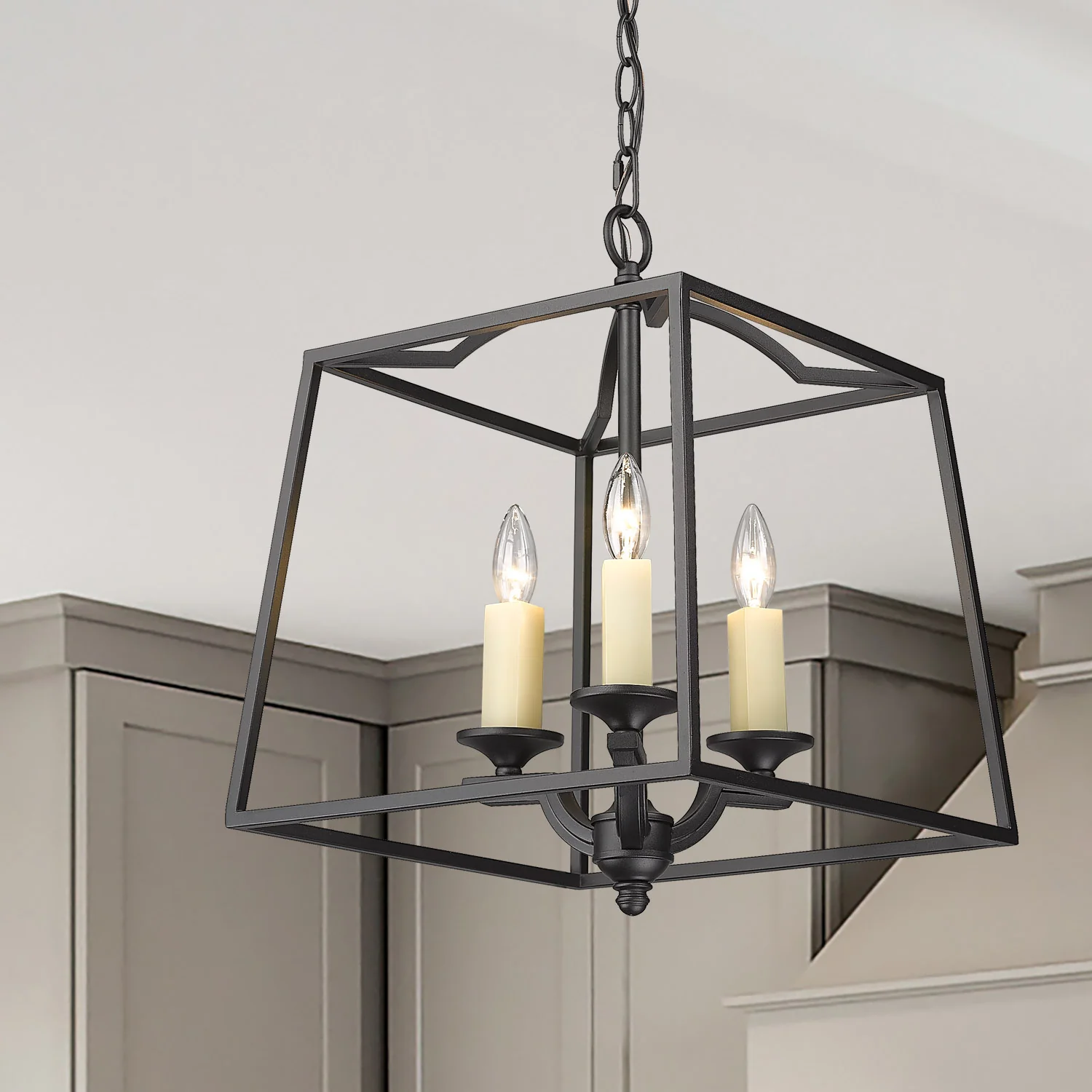 Athena 3-light Pendant in Natural Black - Image 5