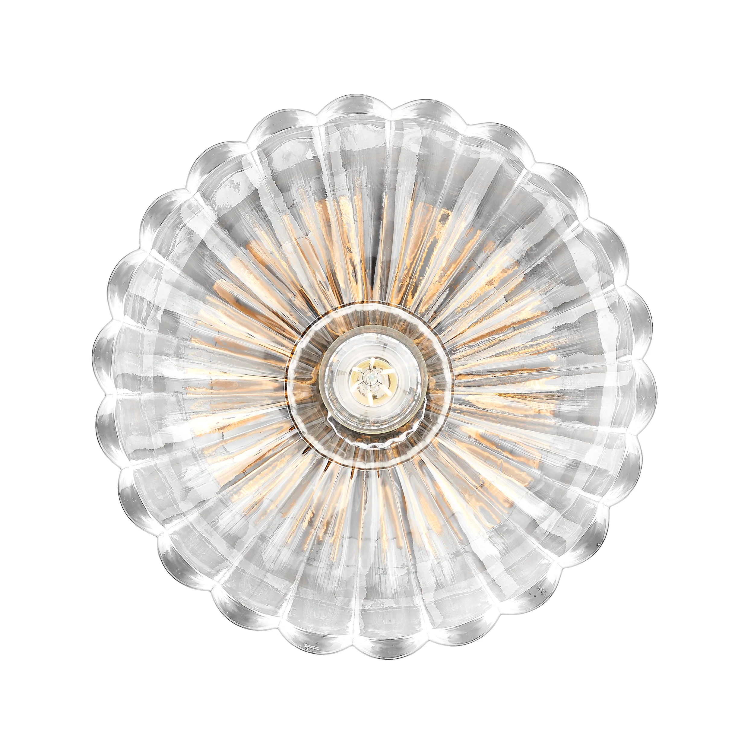 Audra 1-light 12in Semi-Flush Mount in Chrome - Image 3