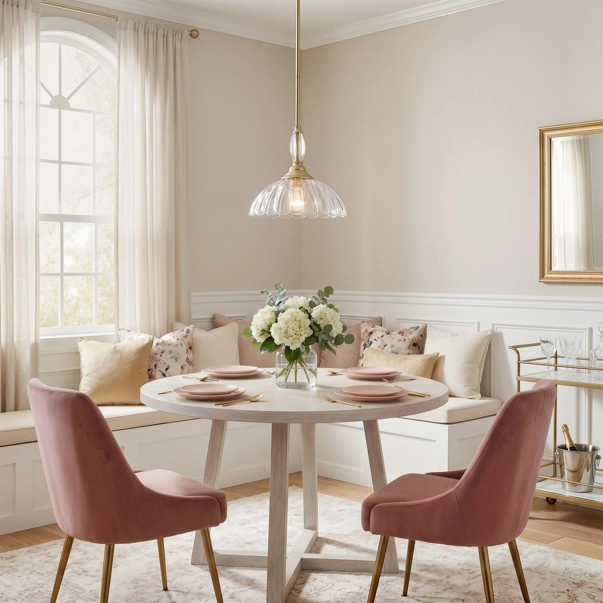 Audra 1-light Pendant in Brushed Champagne Brass - Image 5