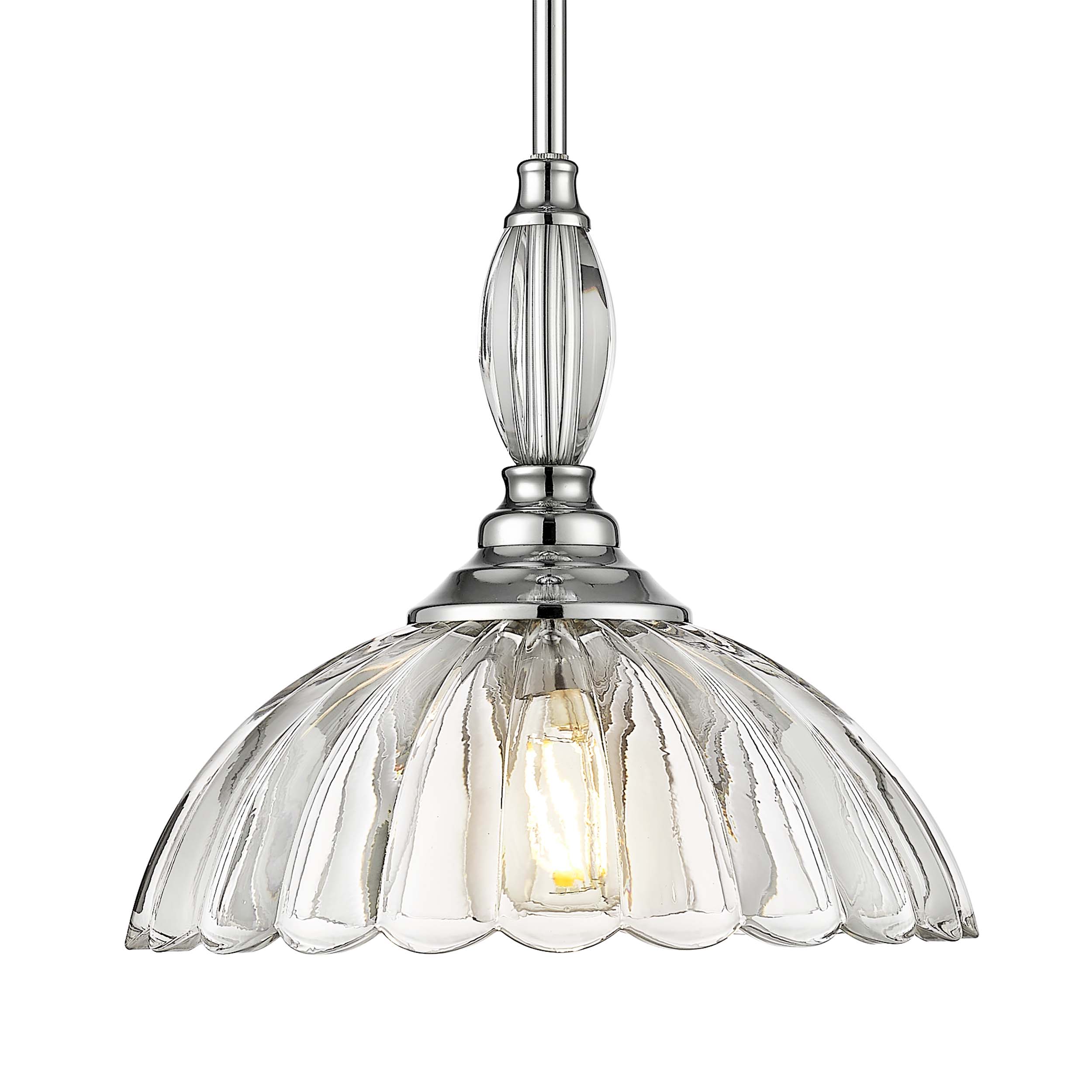 Audra 1-light Pendant in Chrome