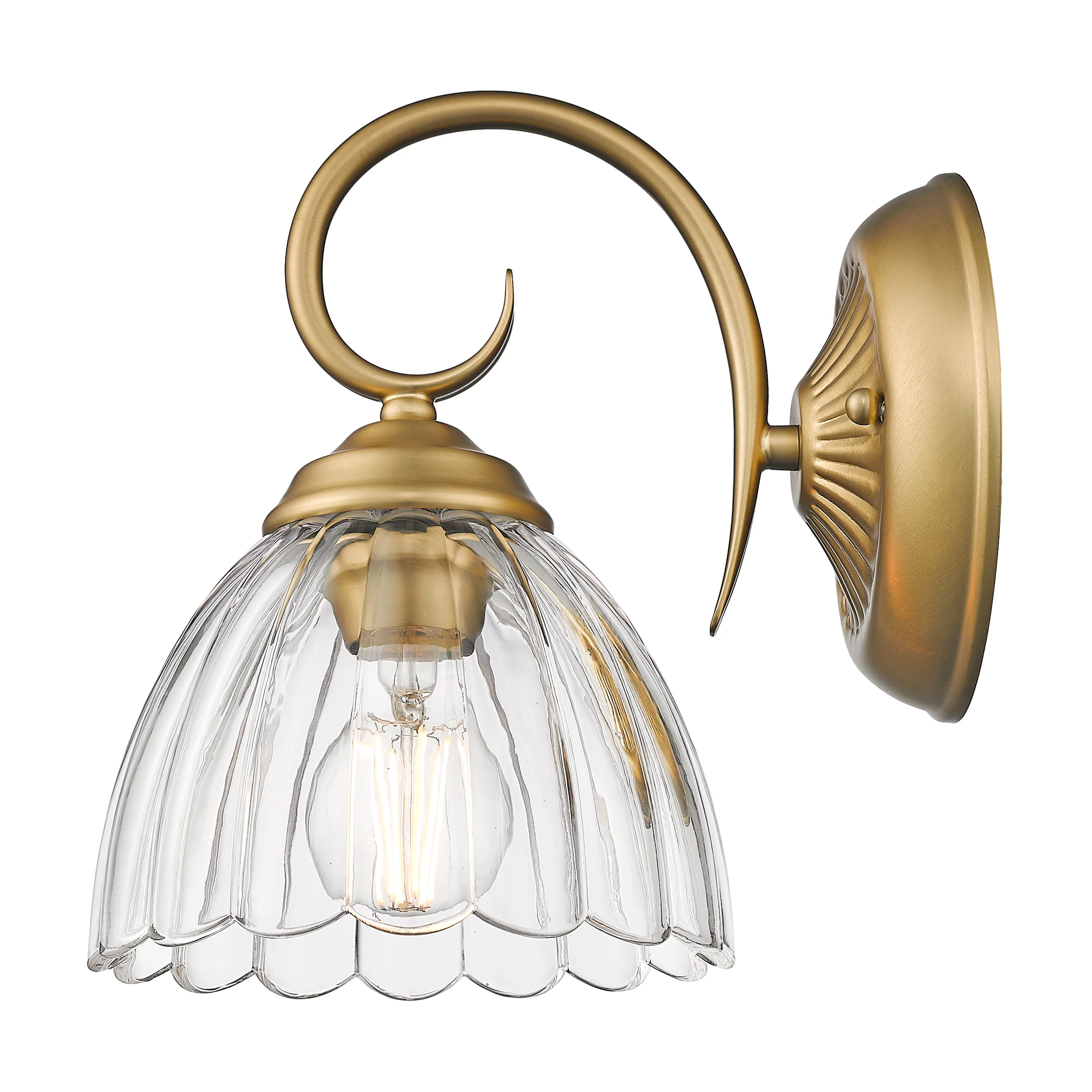 Audra 1-light Wall Sconce in Brushed Champagne Brass - Image 3