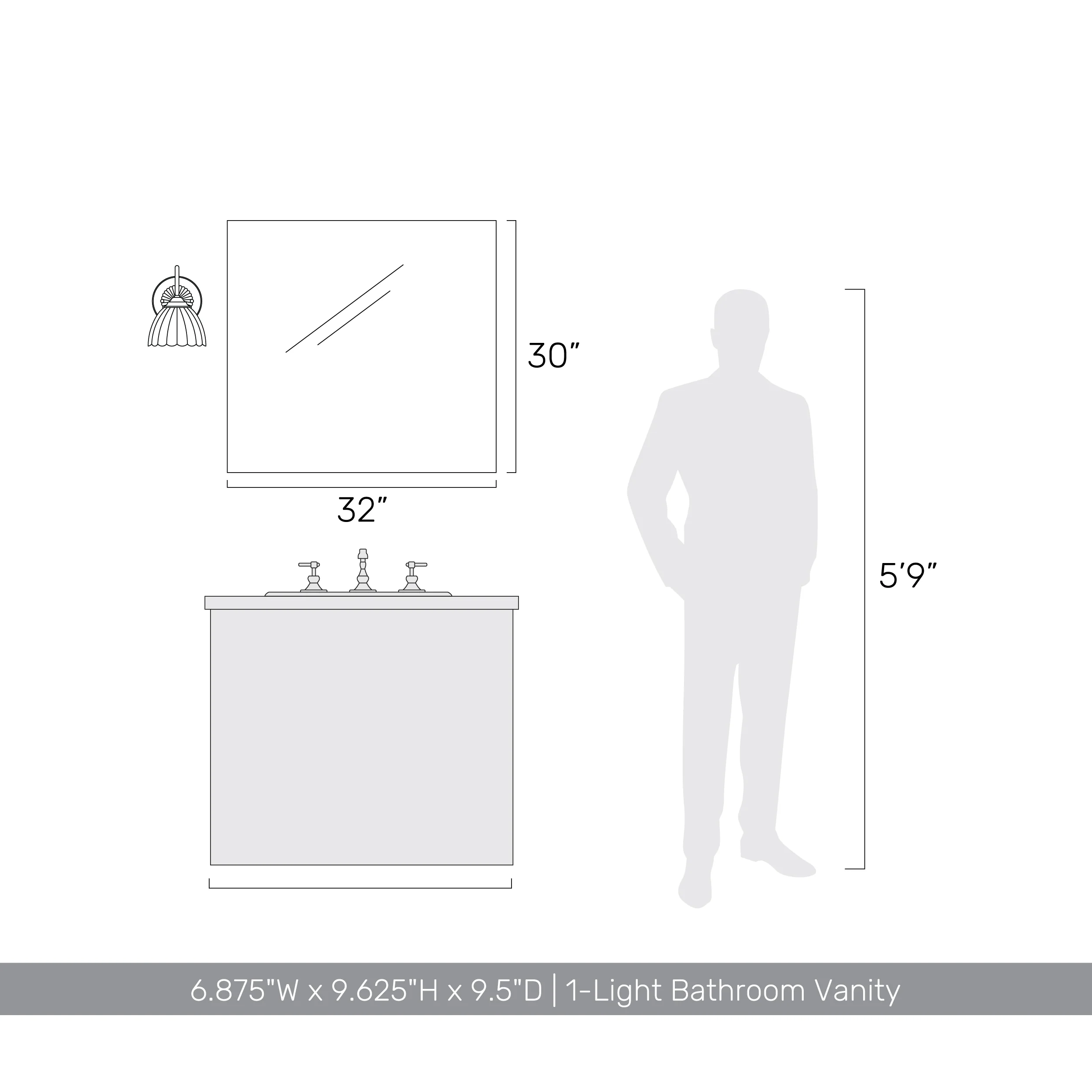 Audra 1-light Wall Sconce in Matte Black - Image 7