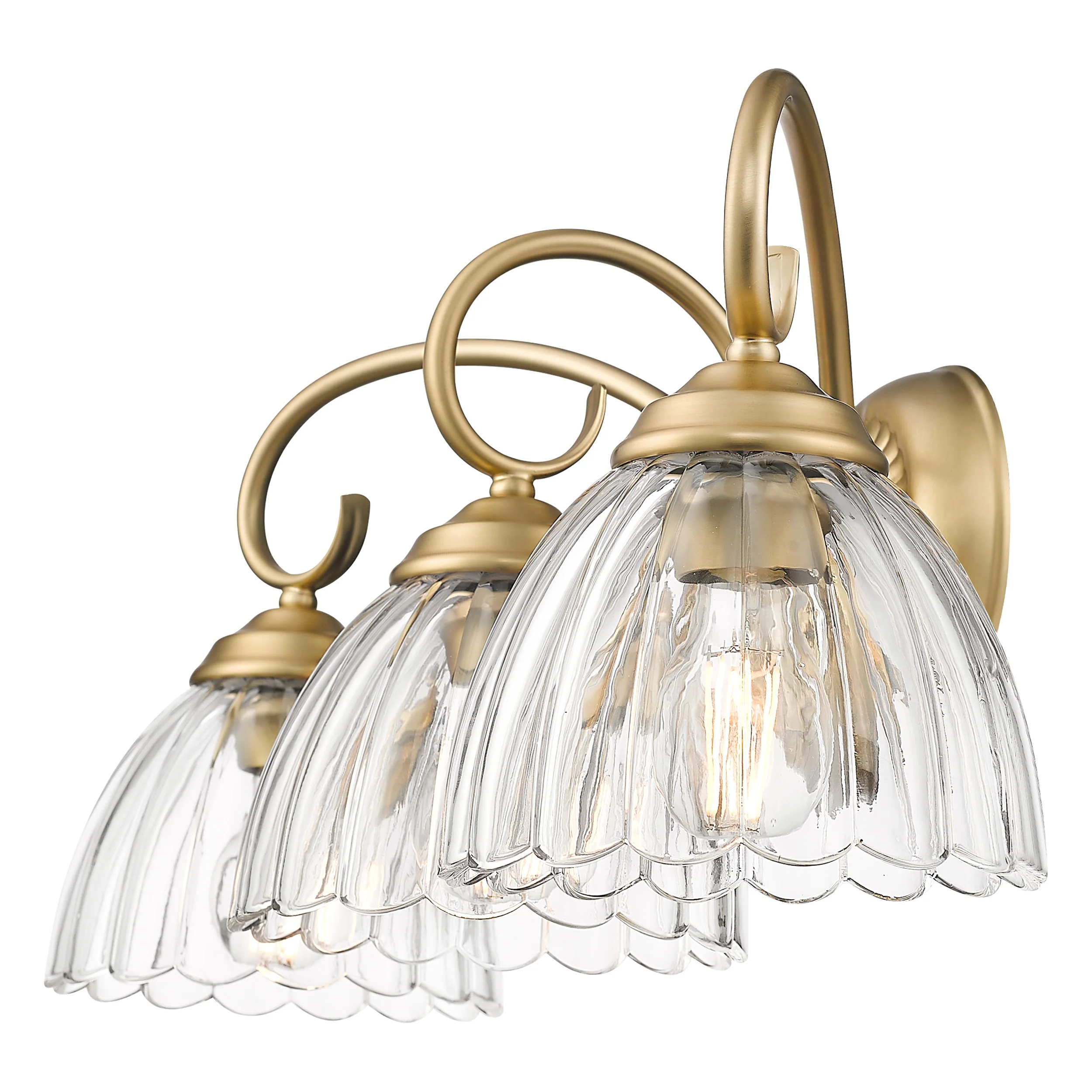 Audra 3-light Vanity in Brushed Champagne Brass - Image 5