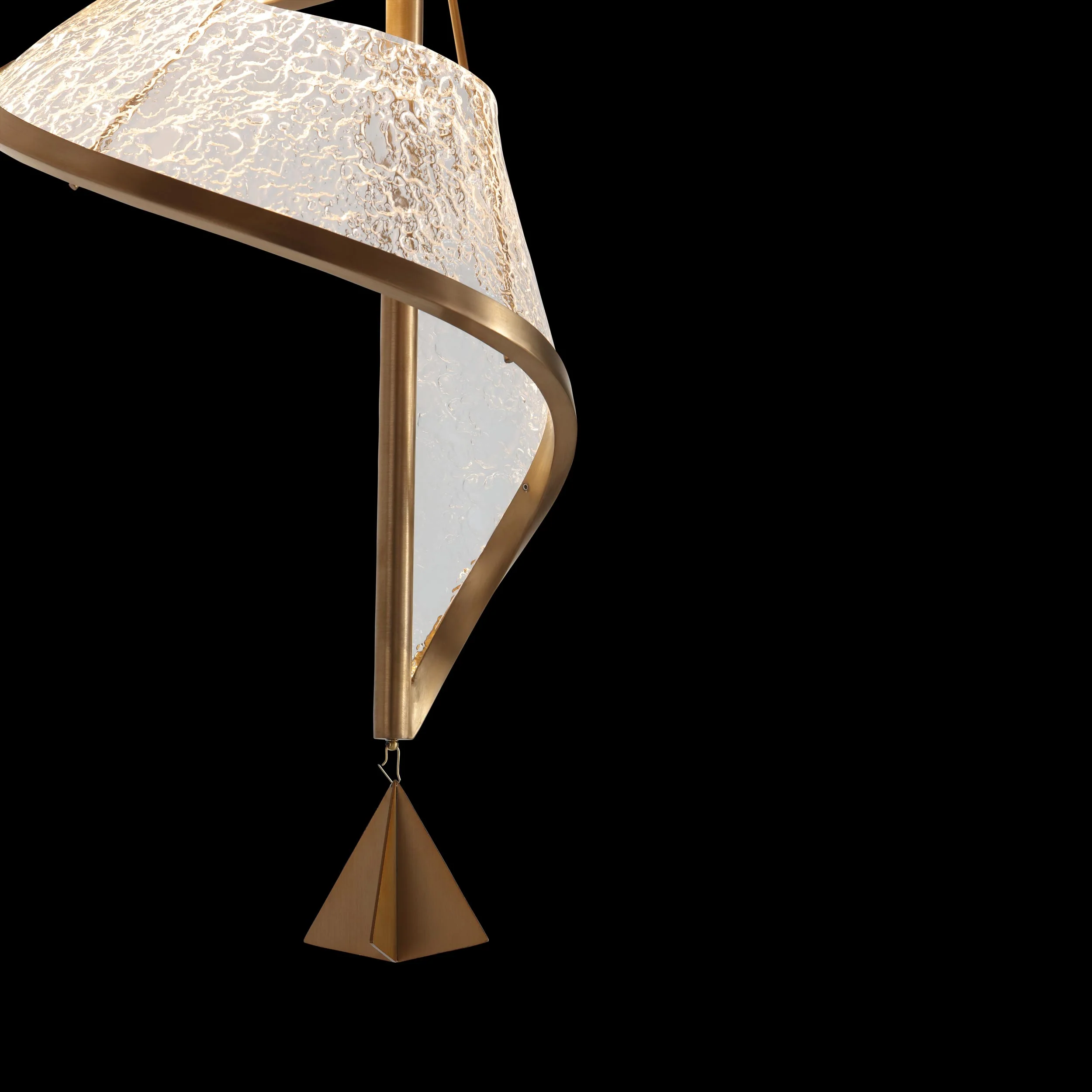Aurora Integrated LED Wall Sconce in Brushed Champagne - Image 3