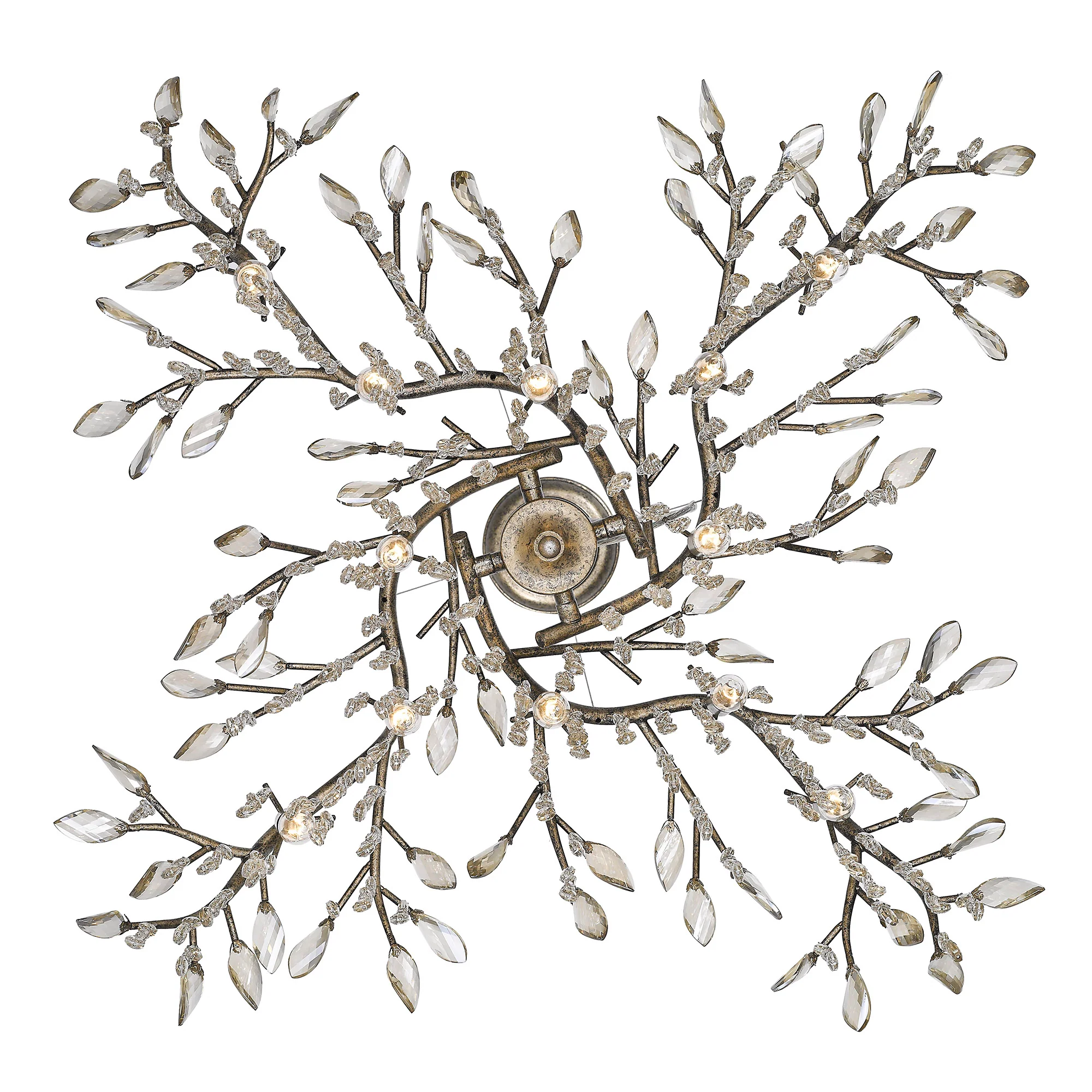 Autumn Twilight 12-light Chandelier in Mystic Gold - Image 5