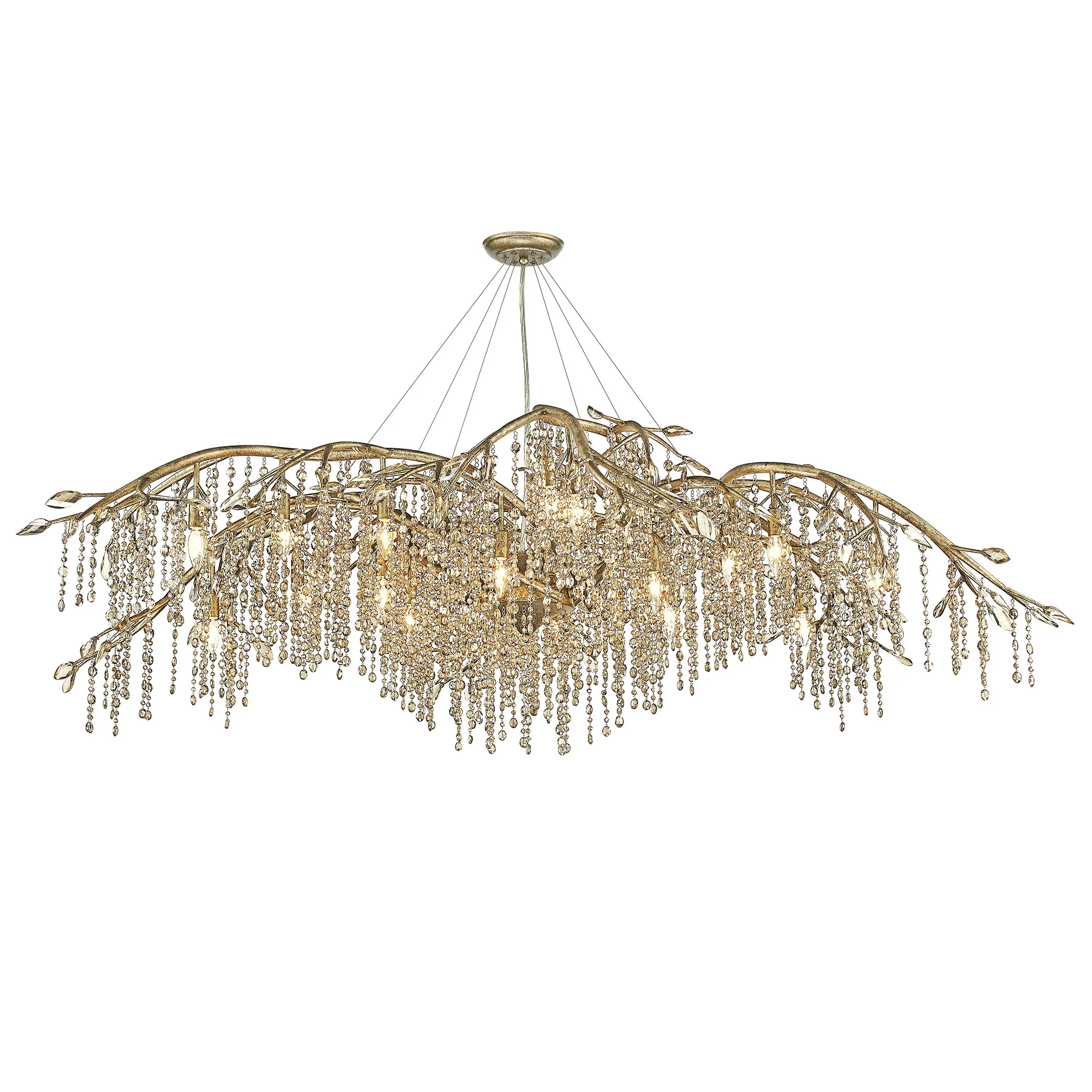 Autumn Twilight 24-light Chandelier in Mystic Gold - Image 3