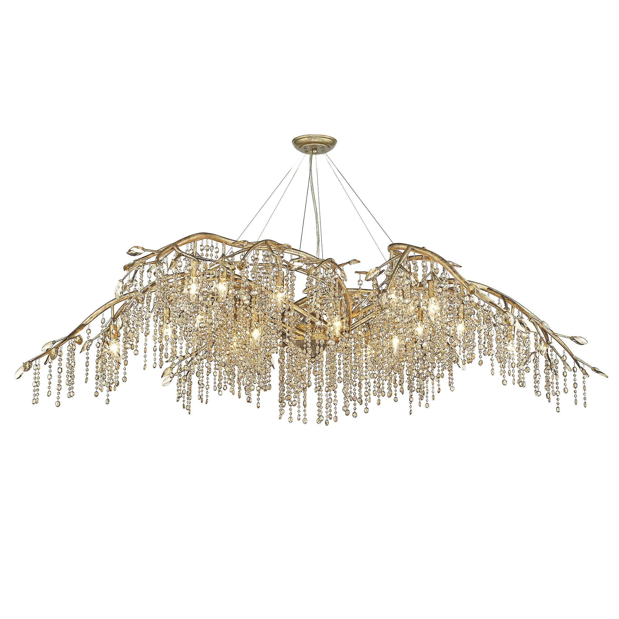 Autumn Twilight 24-light Chandelier in Mystic Gold - Image 4