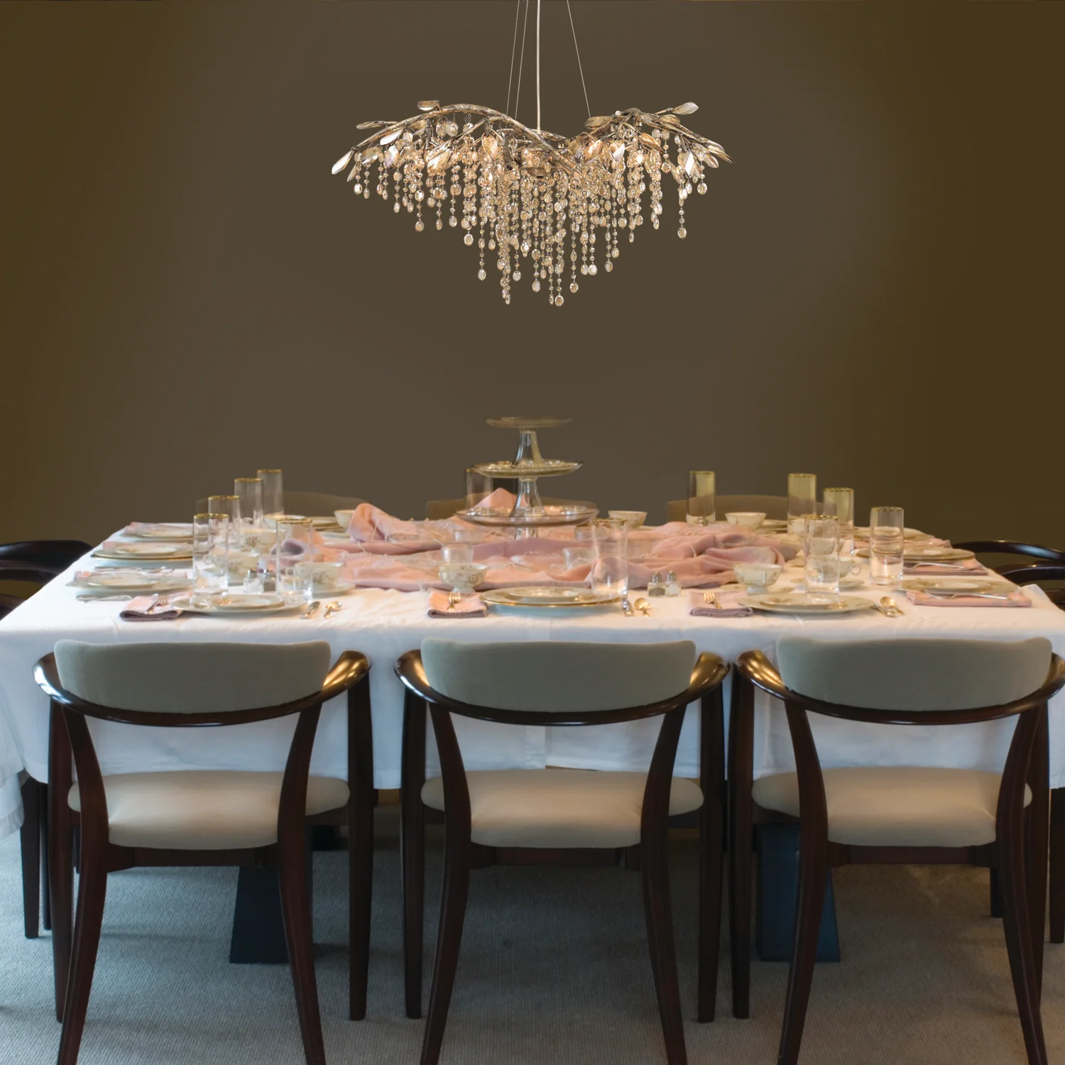 Autumn Twilight 6-light Chandelier in Mystic Gold - Image 6